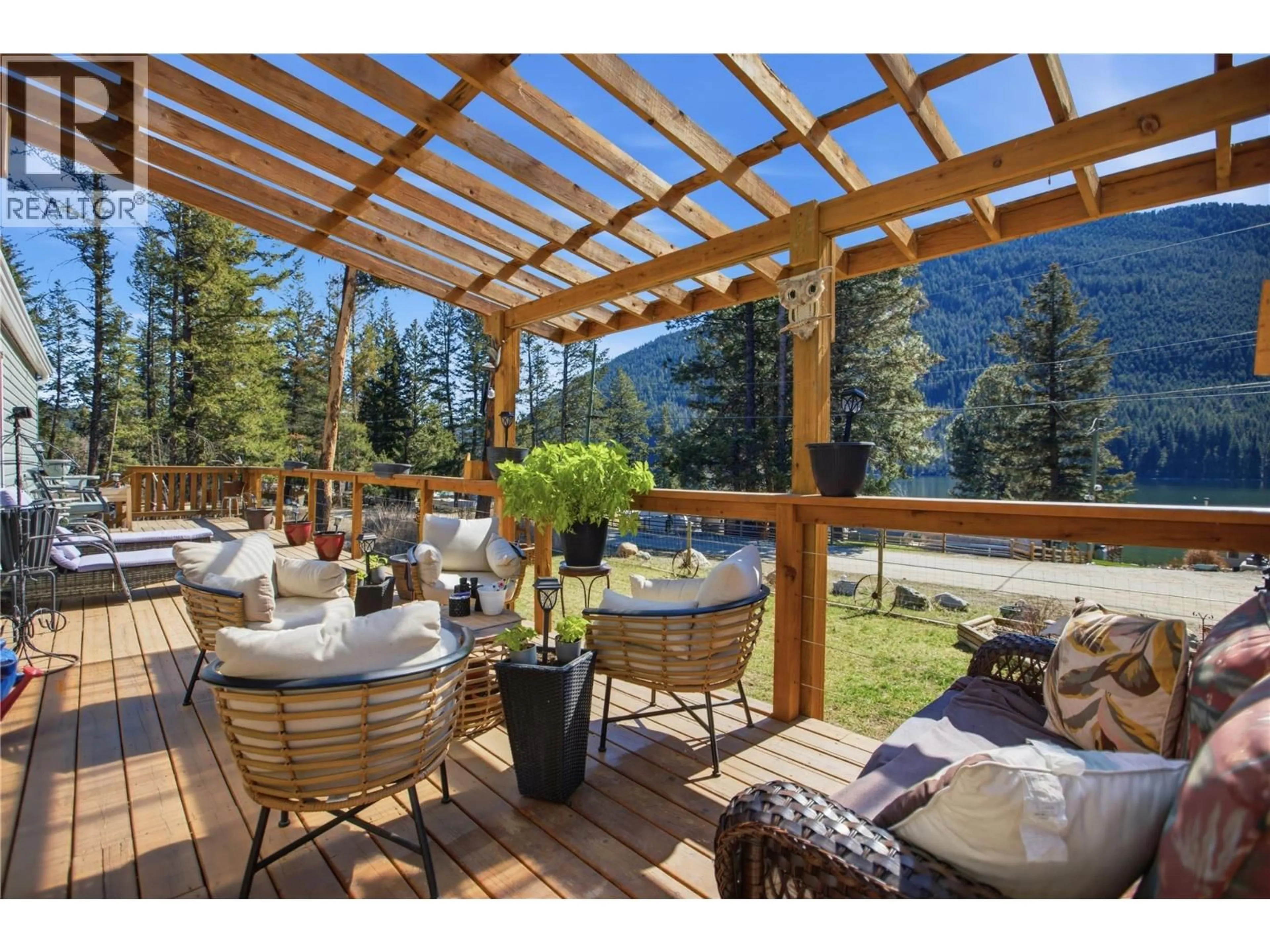 Patio, mountain view for 2263 OJIBWAY ROAD, Kamloops British Columbia V2H1P1