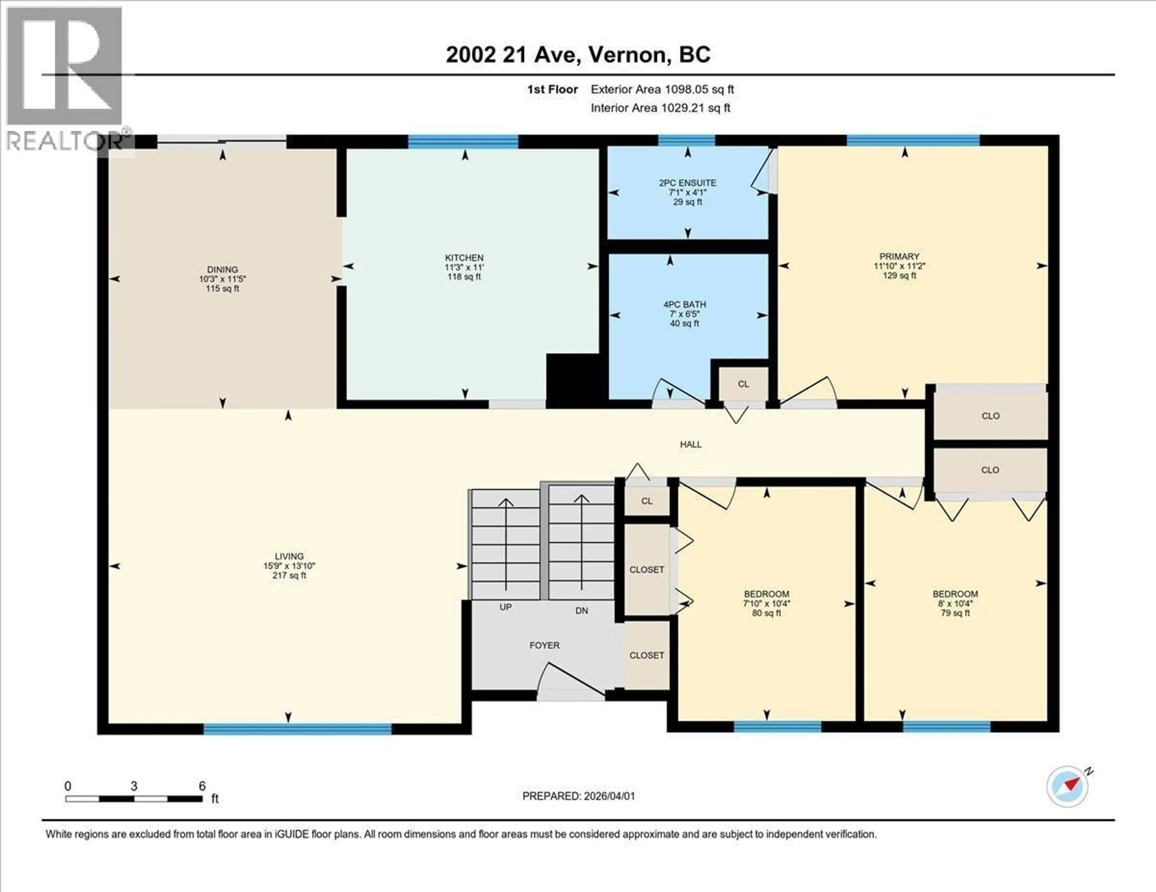 Floor plan for 2002 21 AVENUE, Vernon British Columbia V1T7B9