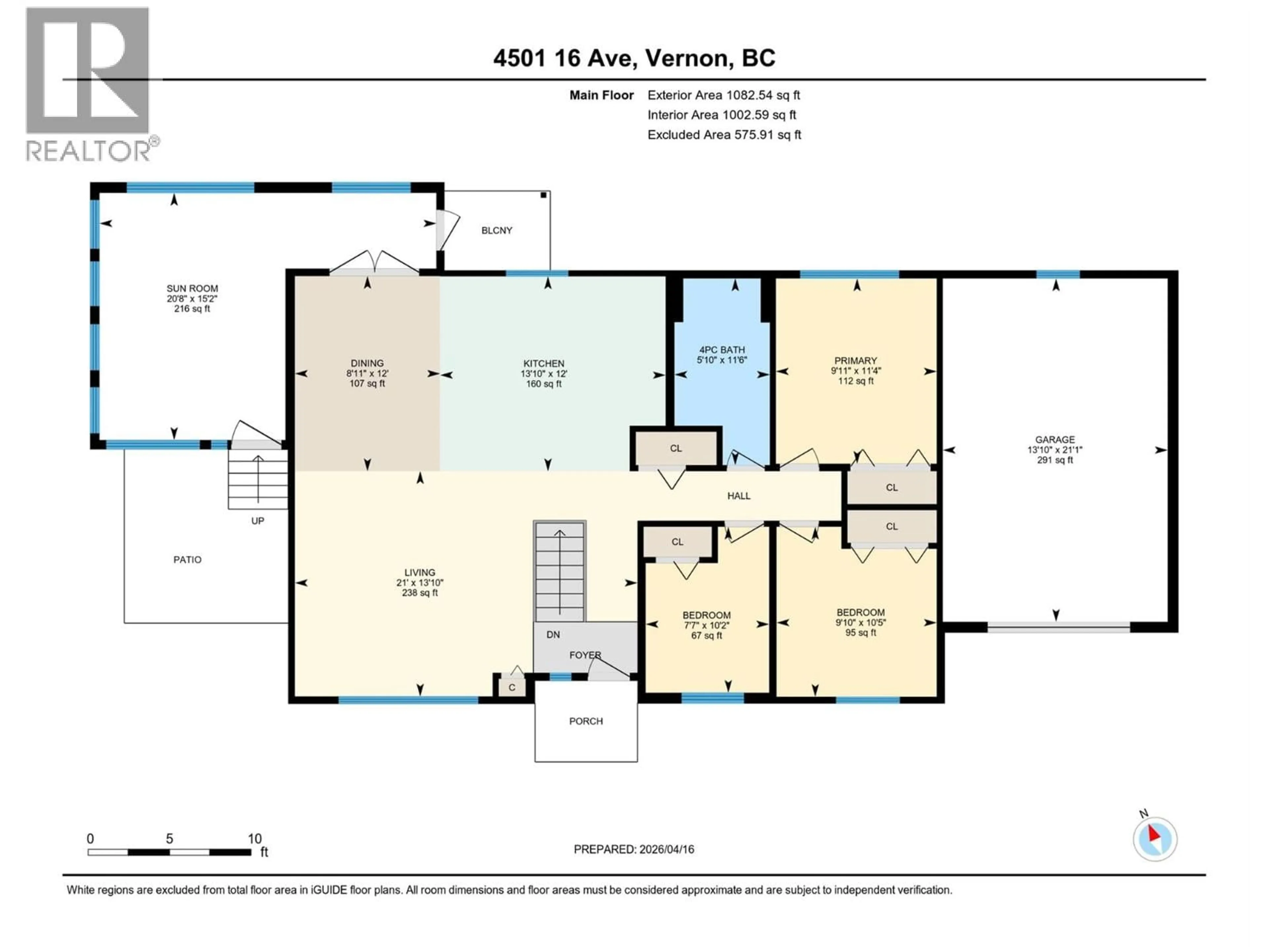 Floor plan for 4501 16 AVENUE, Vernon British Columbia V1T6P5