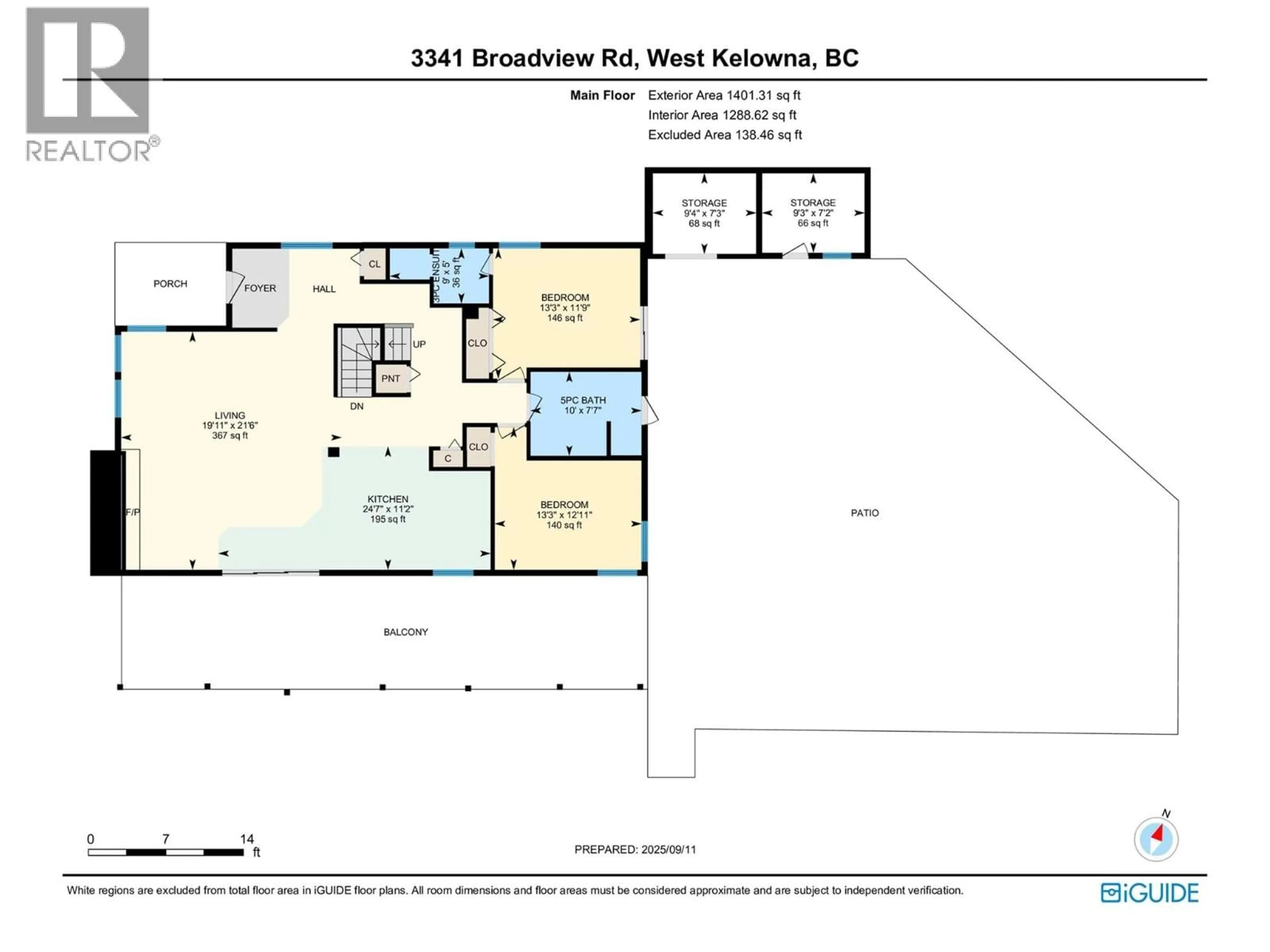 Floor plan for 3341 BROADVIEW ROAD, West Kelowna British Columbia V4T1N1