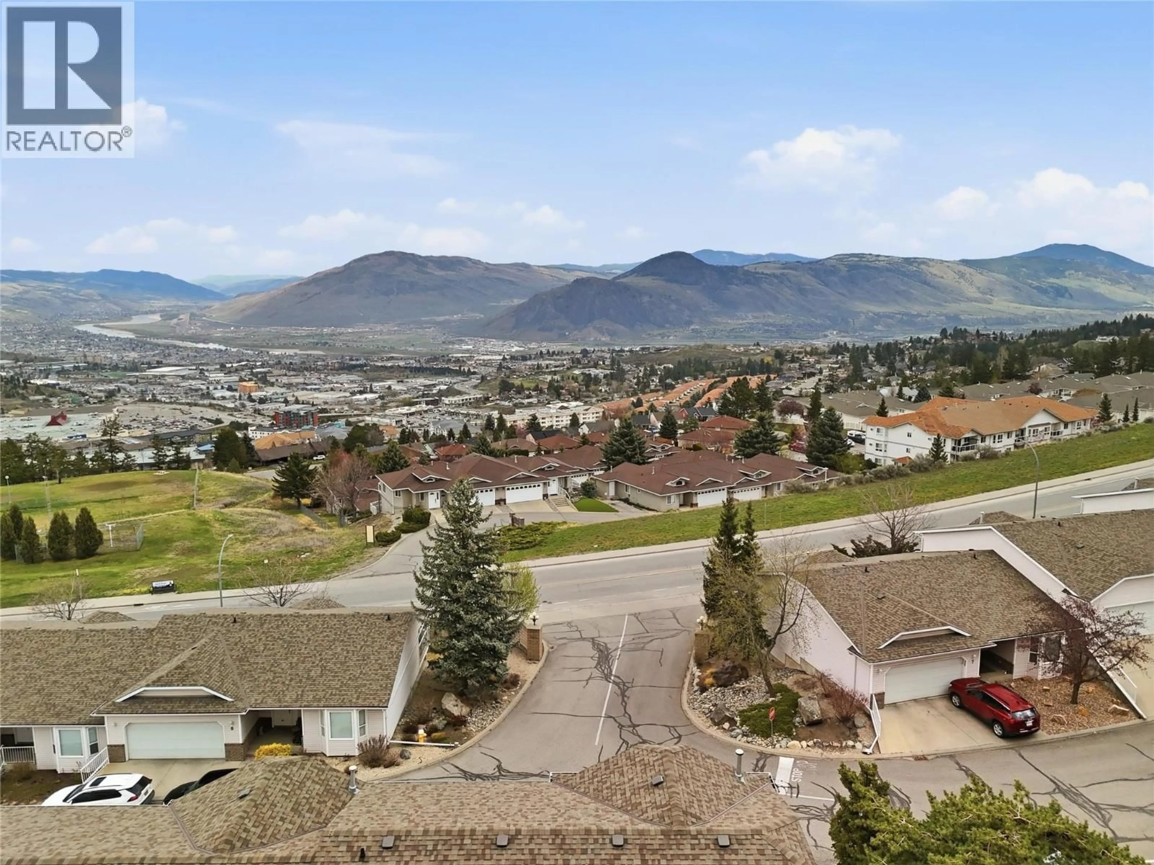 A pic from outside/outdoor area/front of a property/back of a property/a pic from drone, mountain view for 28 - 2022 PACIFIC WAY, Kamloops British Columbia V1S1T1