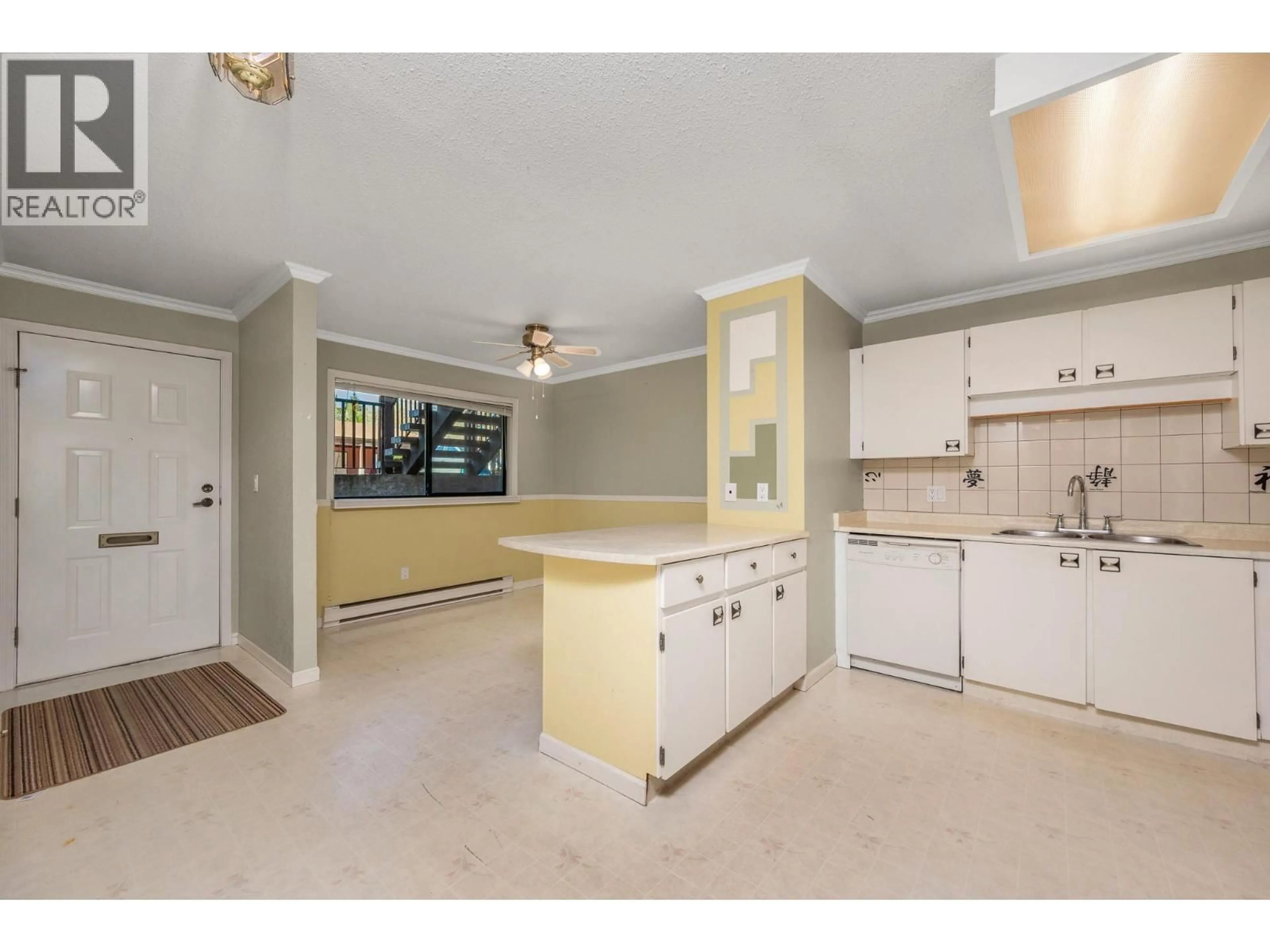Standard kitchen, ceramic/tile floor for 105 - 3020 ALLENBY WAY, Vernon British Columbia V1T8L4