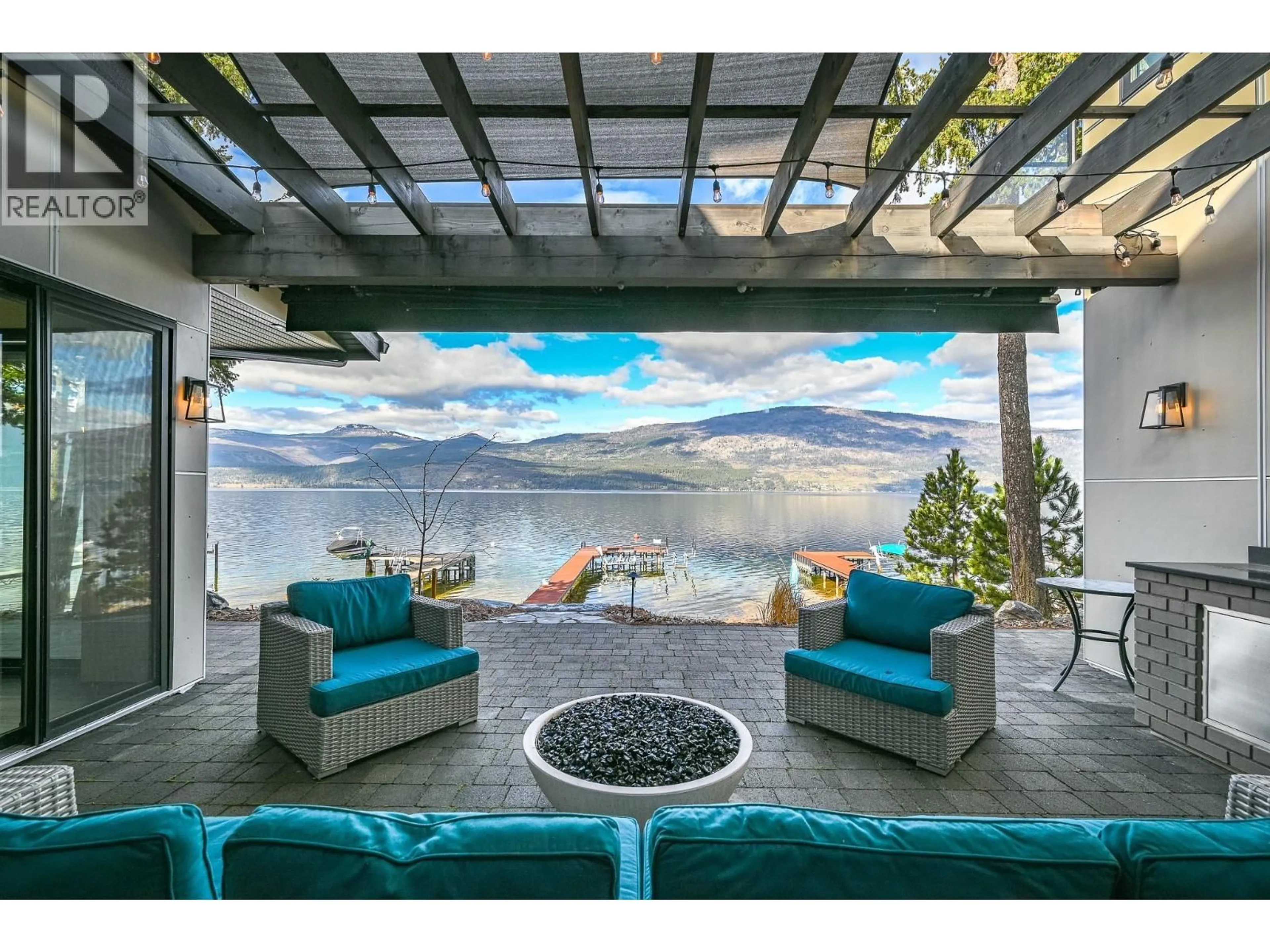 Patio, water/lake/river/ocean view for 20 - 9900 EASTSIDE ROAD, Vernon British Columbia V1H1L6