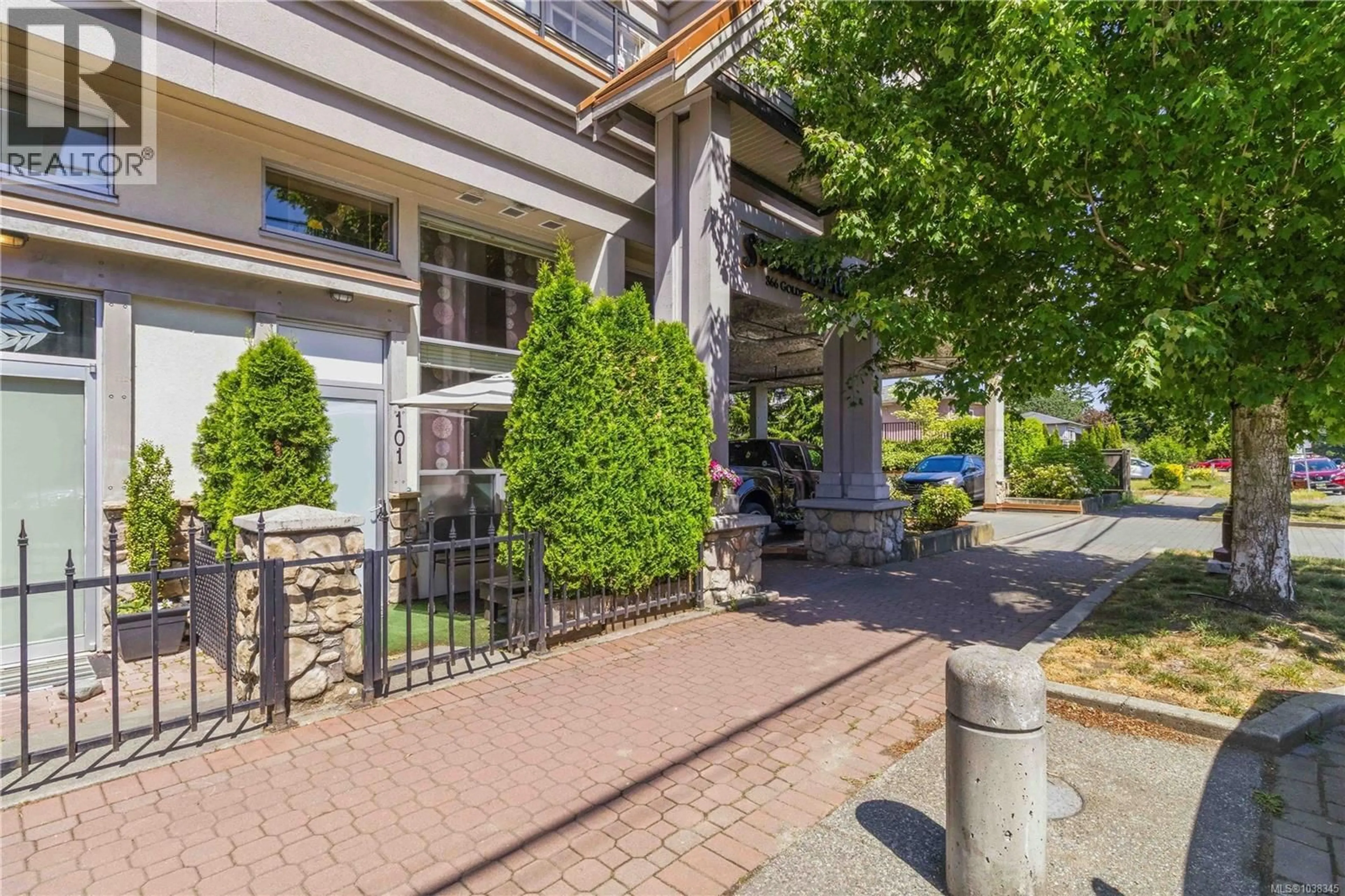 Patio, street for 413 - 866 GOLDSTREAM AVENUE, Langford British Columbia V9B0J3