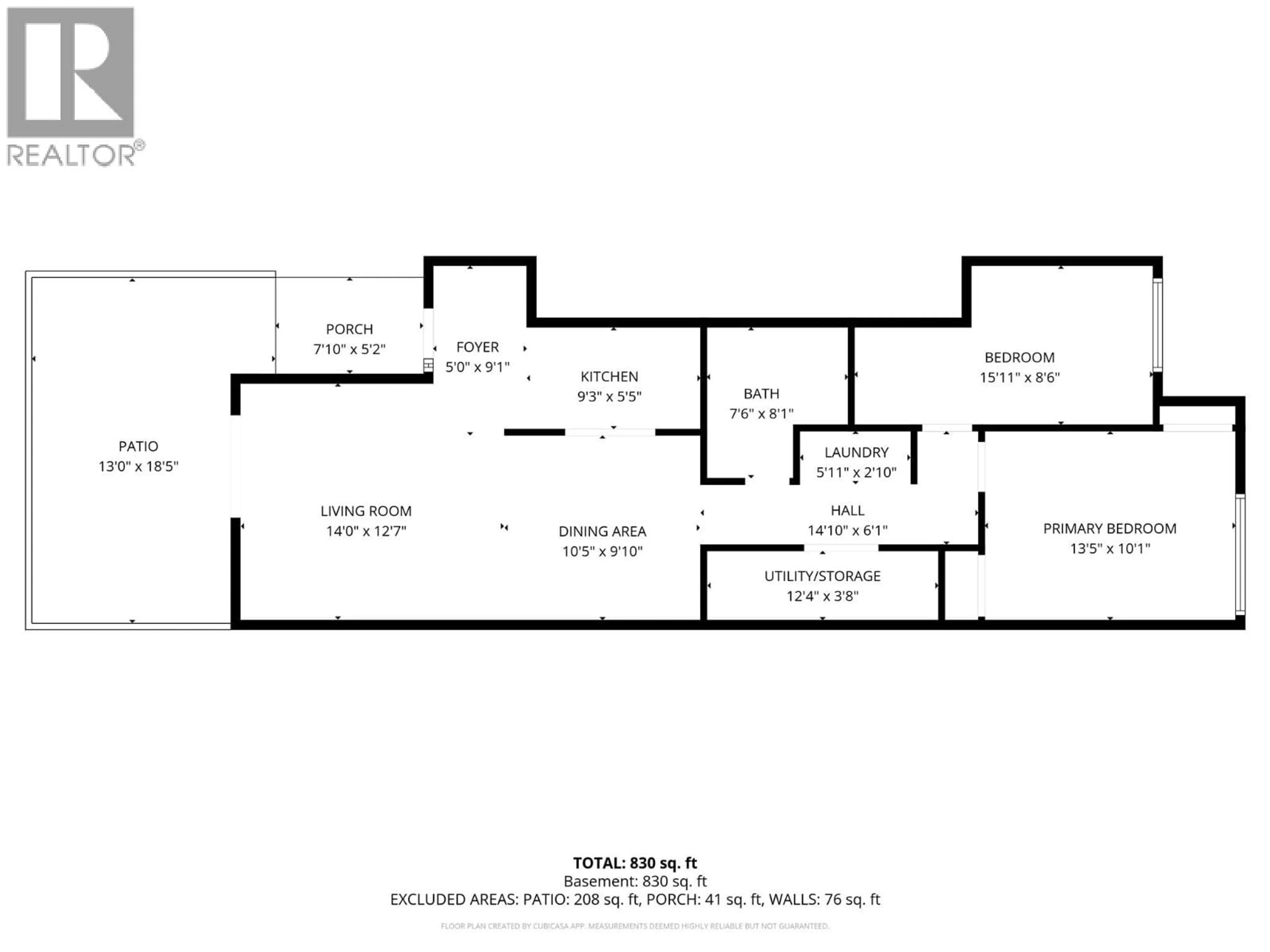 Floor plan for 37 - 1435 SUMMIT DRIVE, Kamloops British Columbia V2E1S4