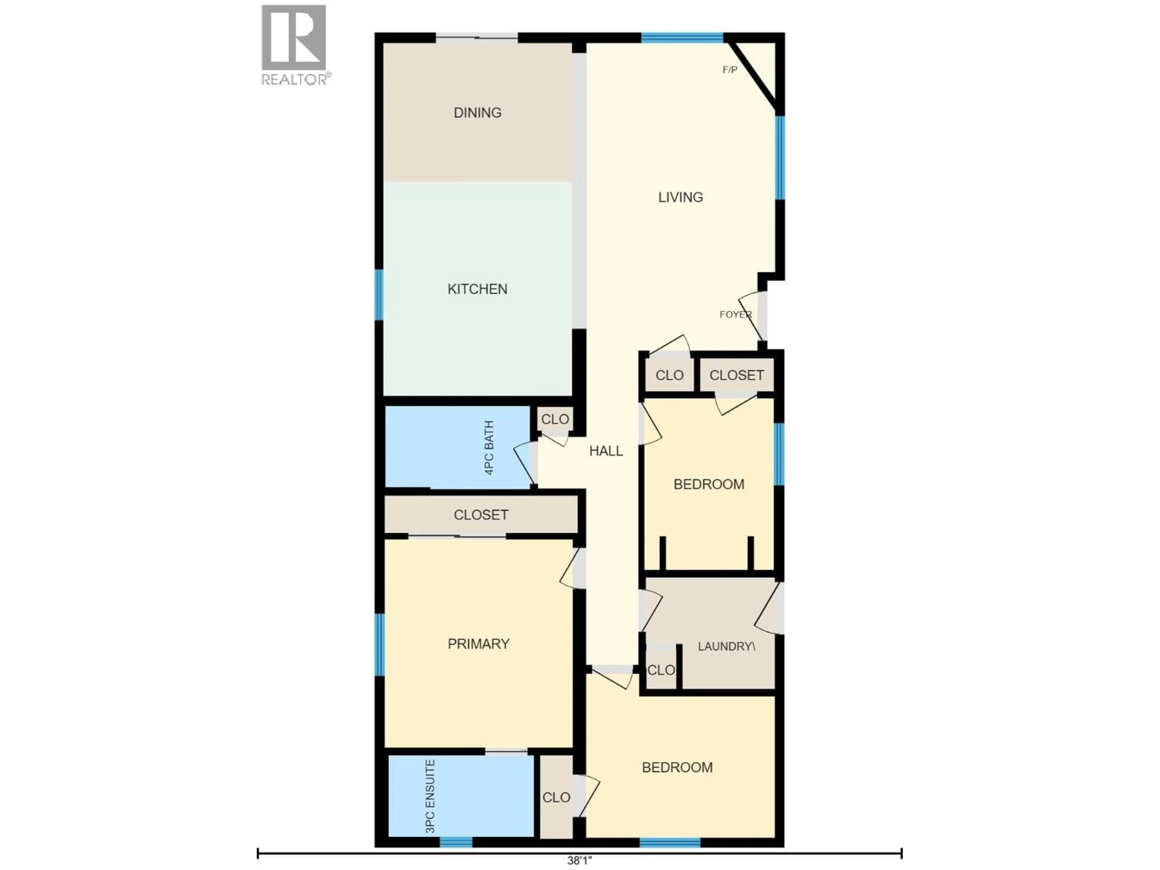 Floor plan for 39 - 1835 NANCEE WAY COURT, Kelowna British Columbia V1Z4C1