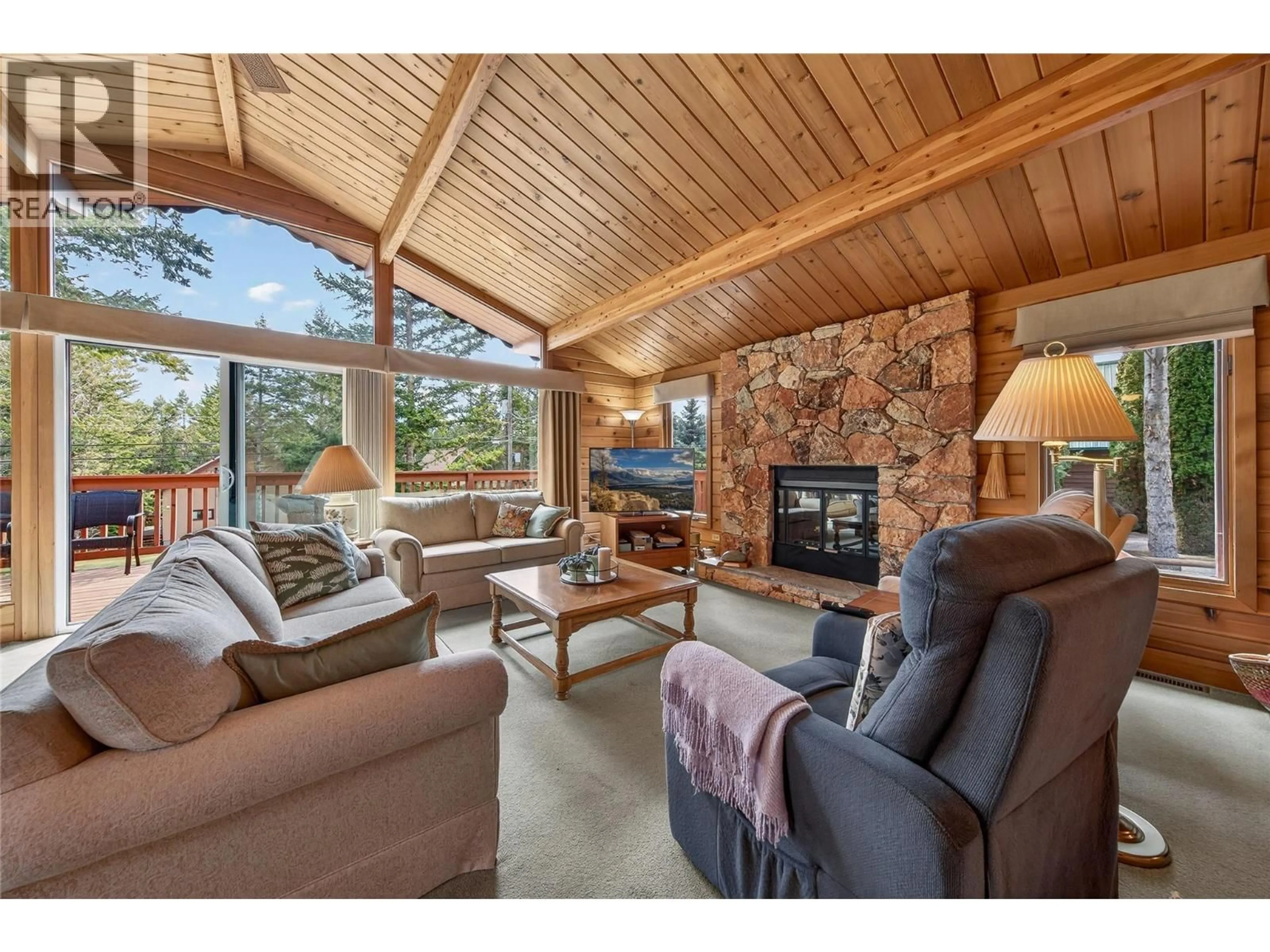 Living room with furniture, unknown for 4613 COLUMERE ROAD, Fairmont Hot Springs British Columbia V0B1L1