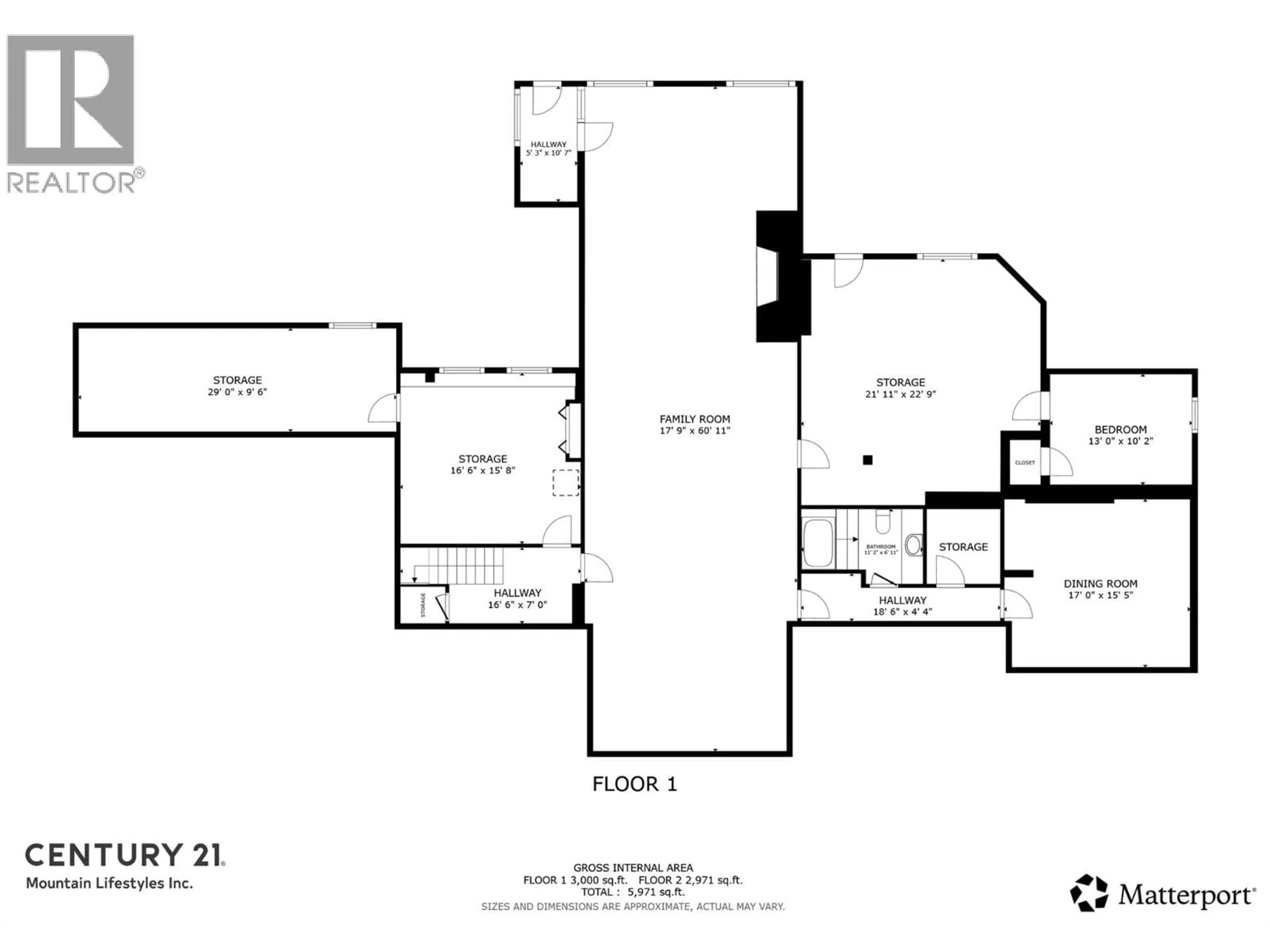 Floor plan for 105 CASTLE MOUNTAIN ROAD, Fernie British Columbia V0B1M4