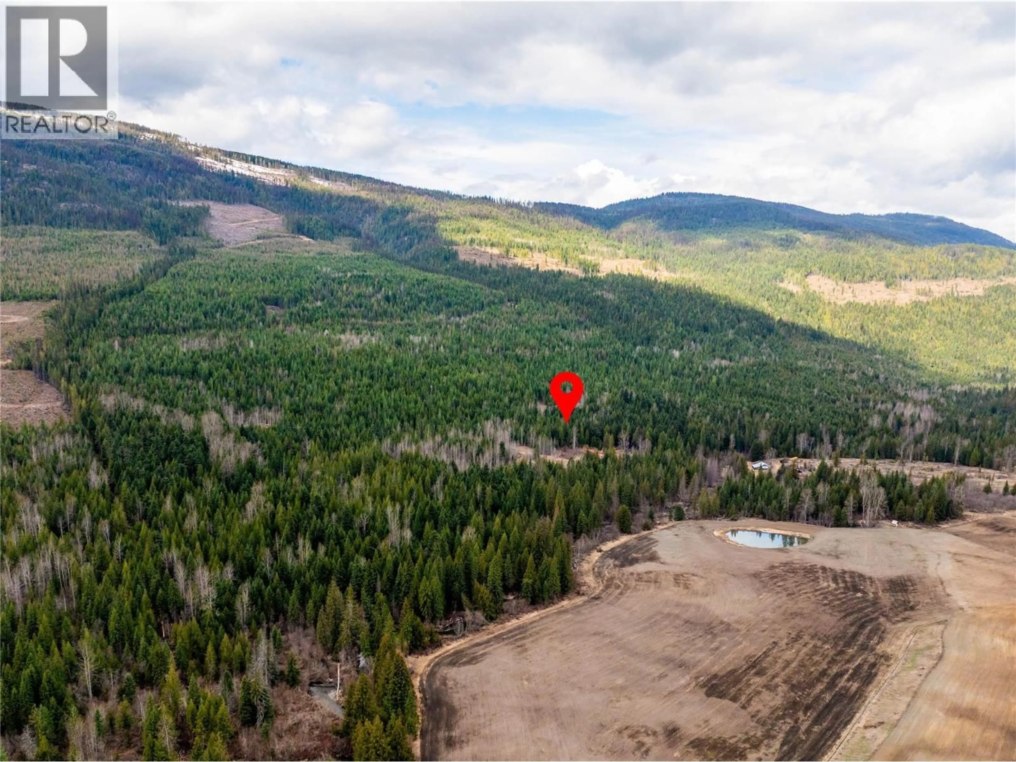 A pic from outside/outdoor area/front of a property/back of a property/a pic from drone, forest/trees view for 2410 TRINITY VALLEY ROAD, Enderby British Columbia V0E1V5