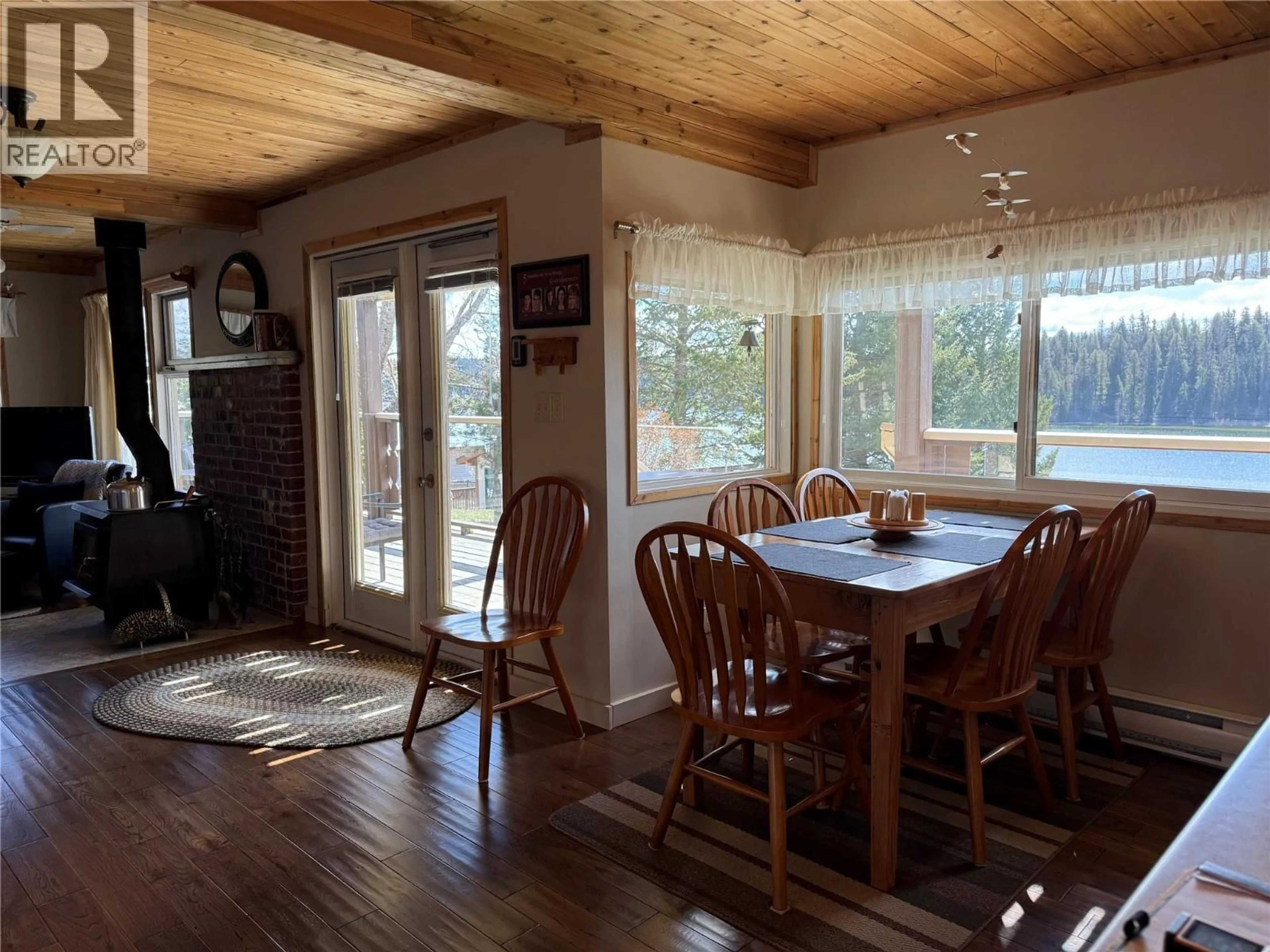 Dining room, wood/laminate floor for 5008 LAUDER ROAD, Merritt British Columbia V1K1B8