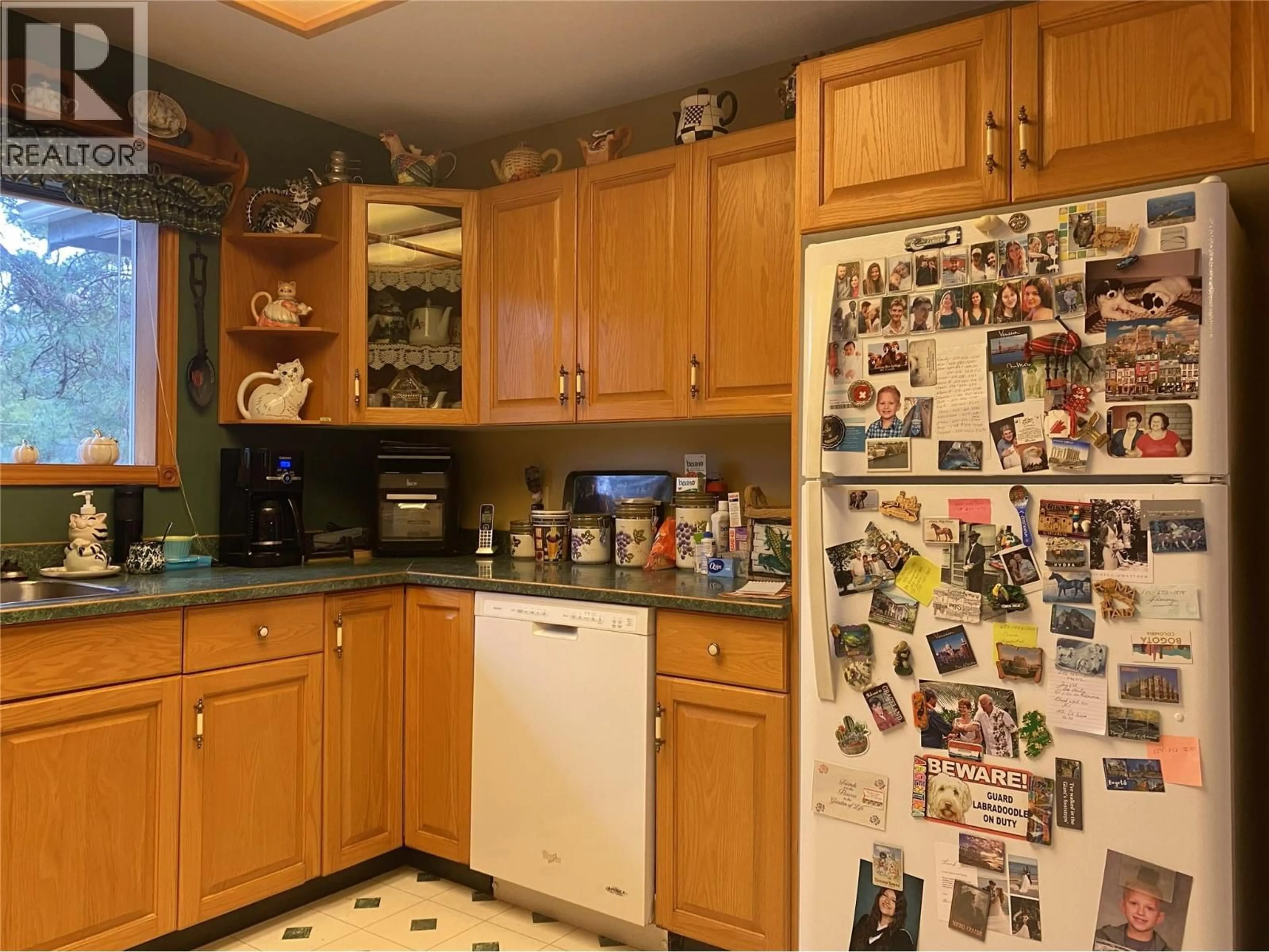 Standard kitchen, ceramic/tile floor for 9820 GRANBY ROAD, Grand Forks British Columbia V0H1H1