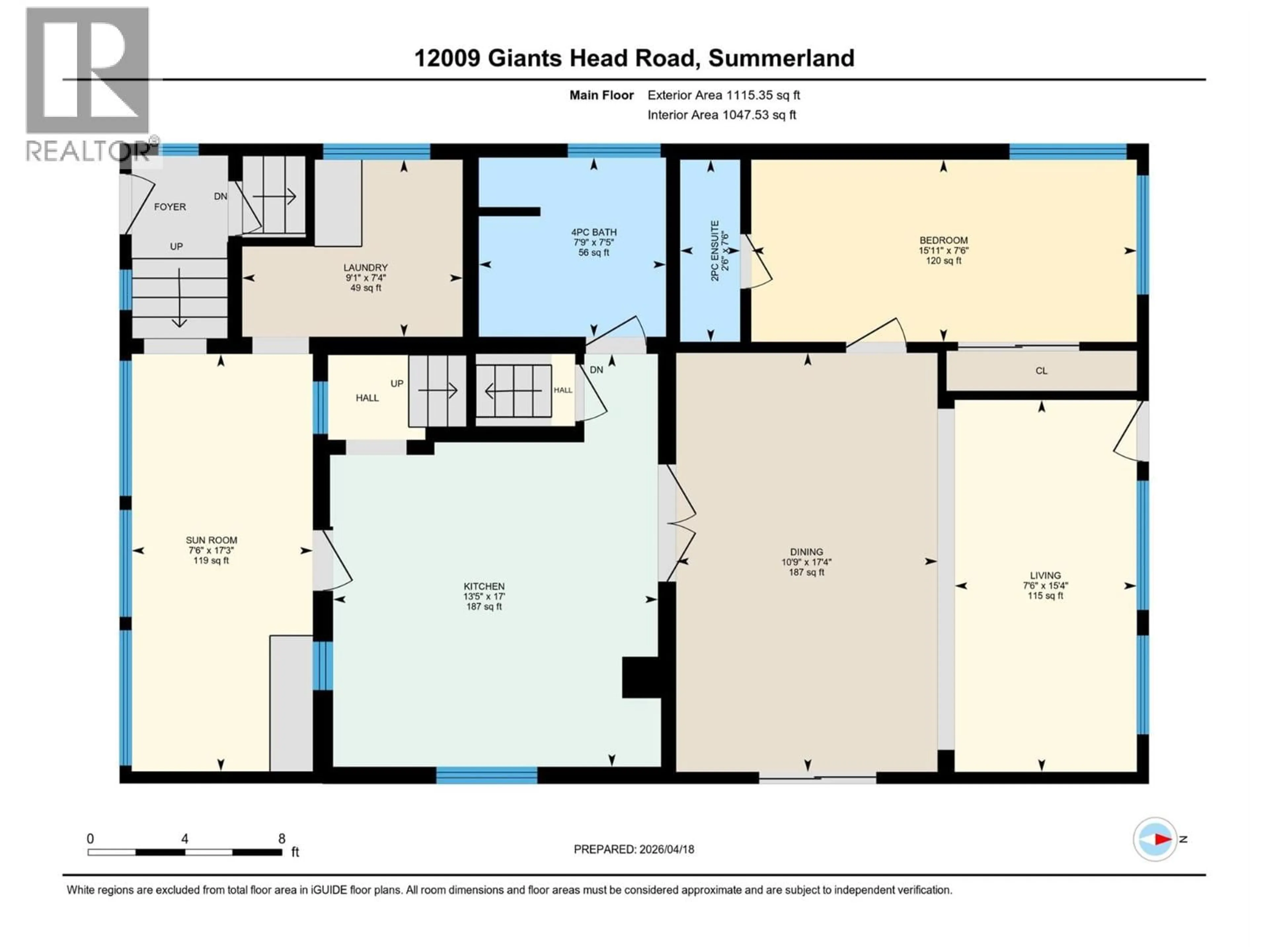 Floor plan for 12009 GIANTS HEAD ROAD, Summerland British Columbia V0H1Z7