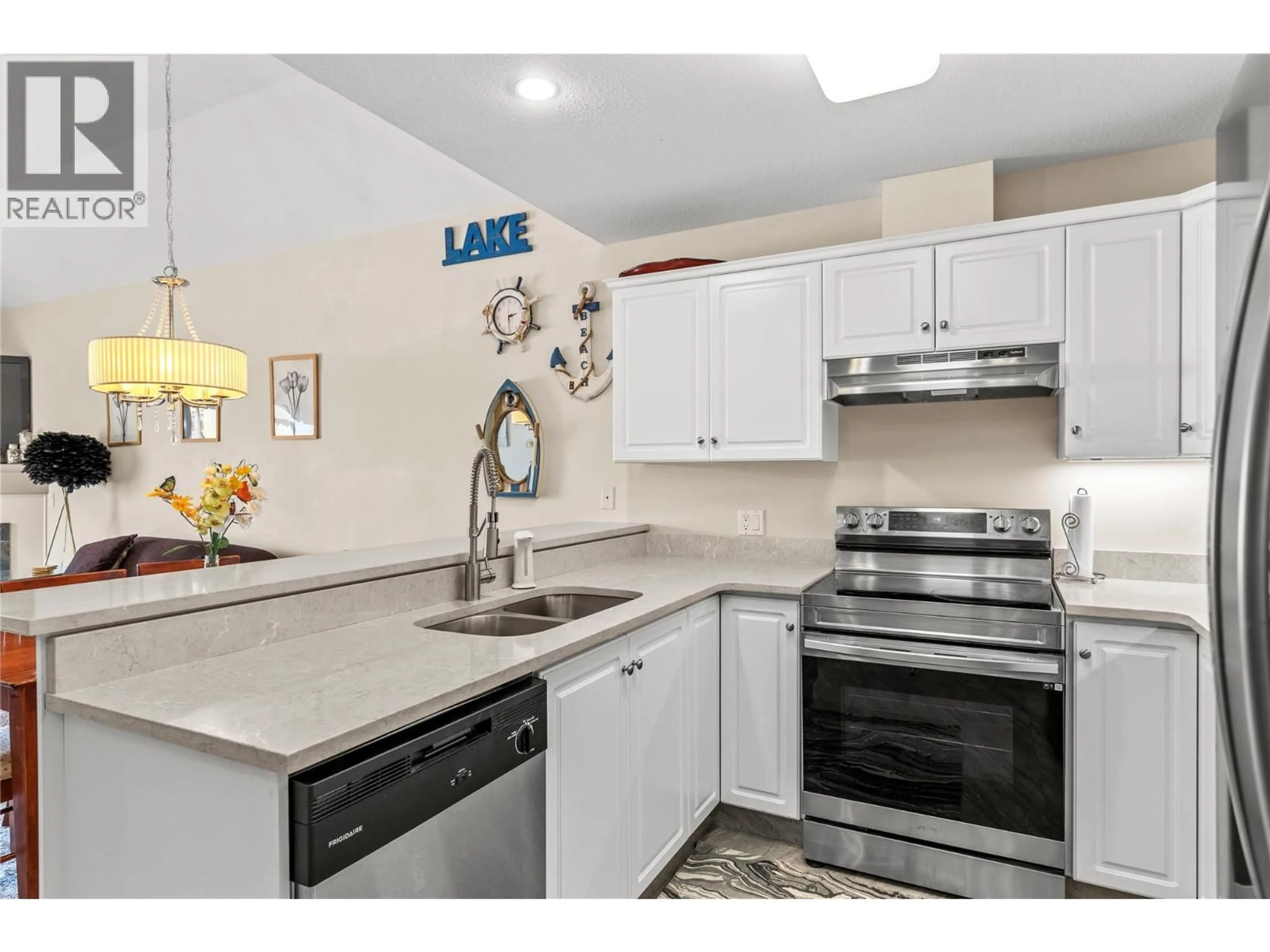 Standard kitchen, ceramic/tile floor for 304 - 1002 RIVERSIDE AVENUE, Sicamous British Columbia V0E2V1