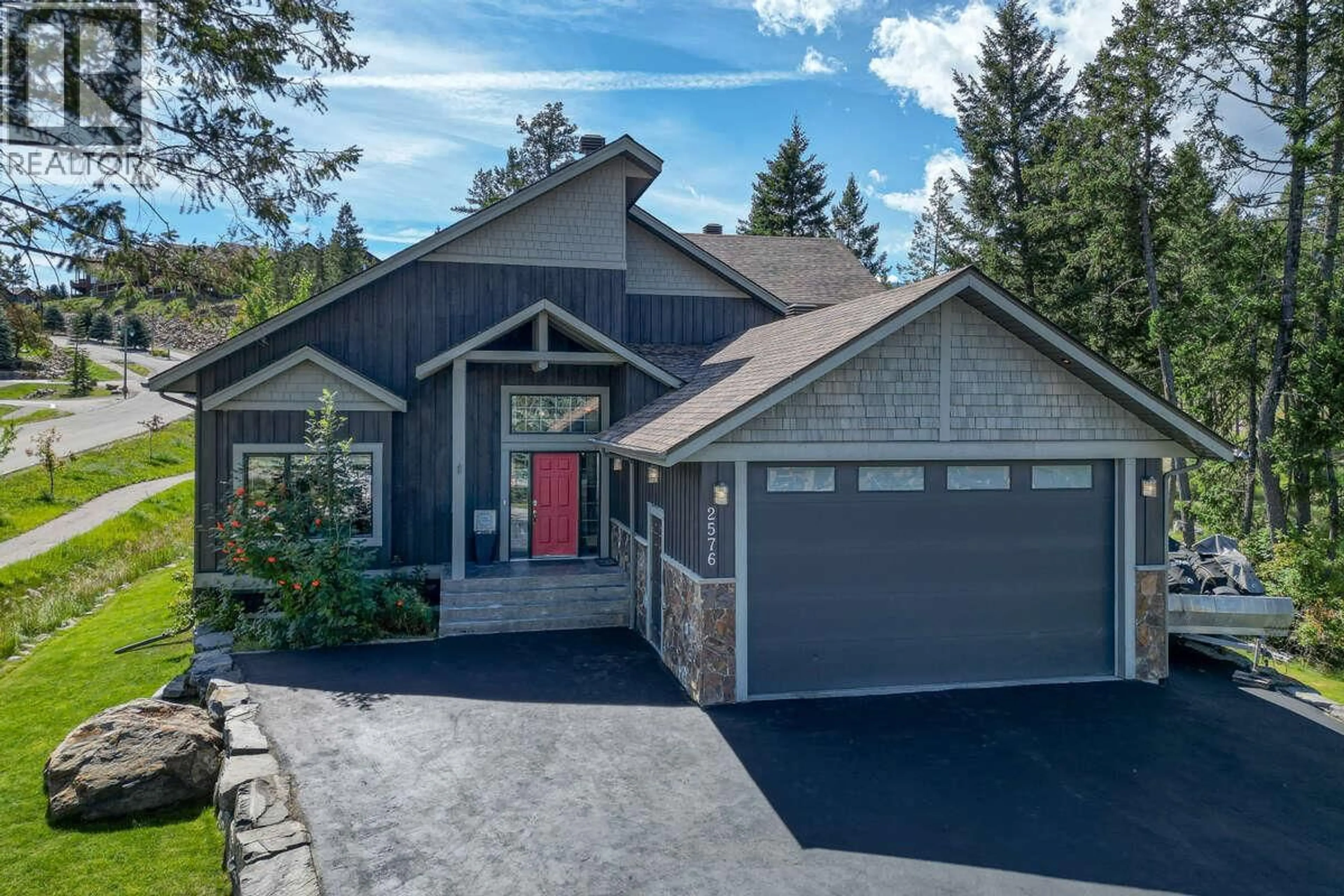 A pic from outside/outdoor area/front of a property/back of a property/a pic from drone, mountain view for 2576 SANDSTONE OTHER, Invermere British Columbia V0A1K6