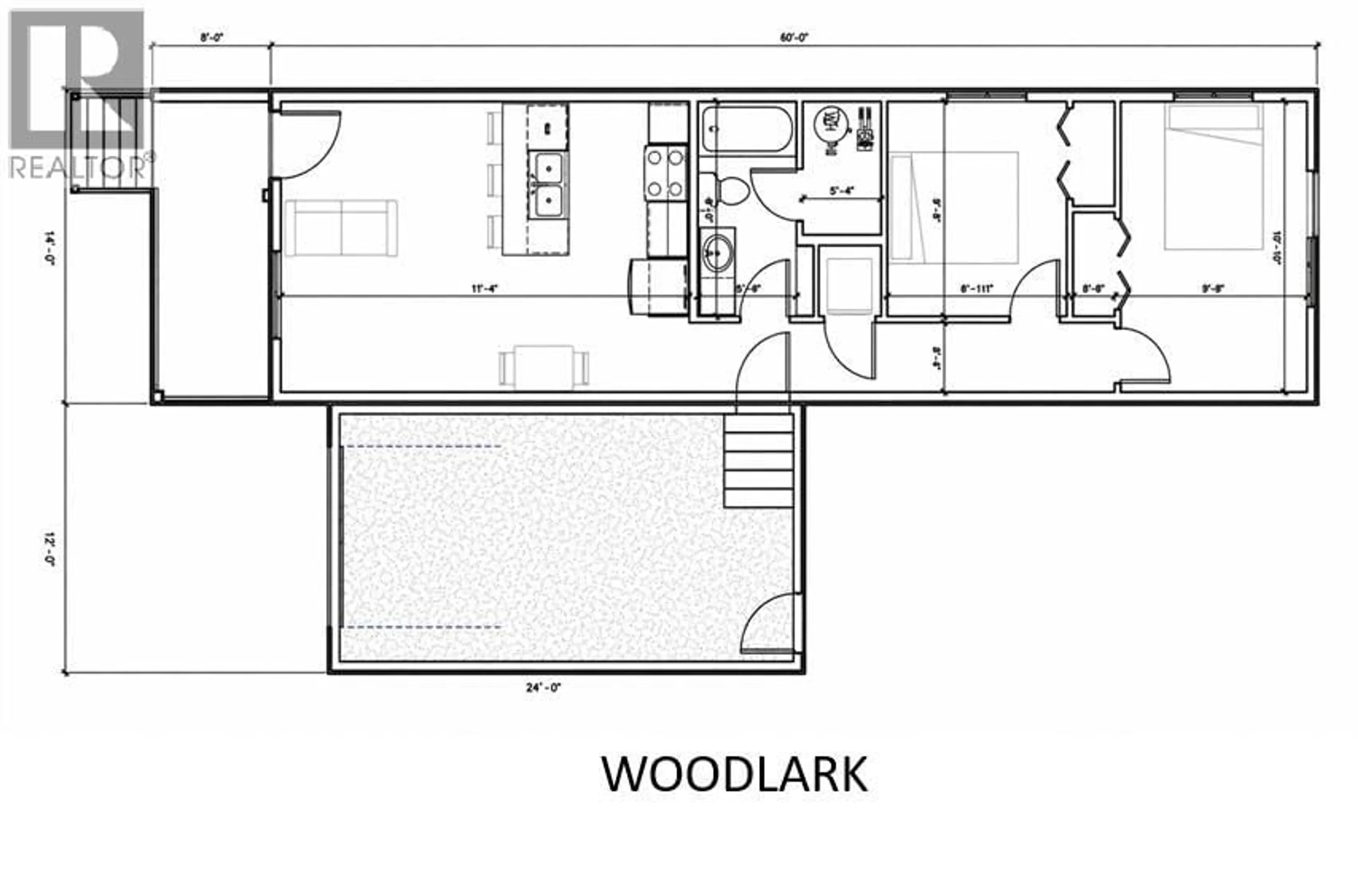 Floor plan for 84 - 8900 JIM BAILEY ROAD, Kelowna British Columbia V4V0B5