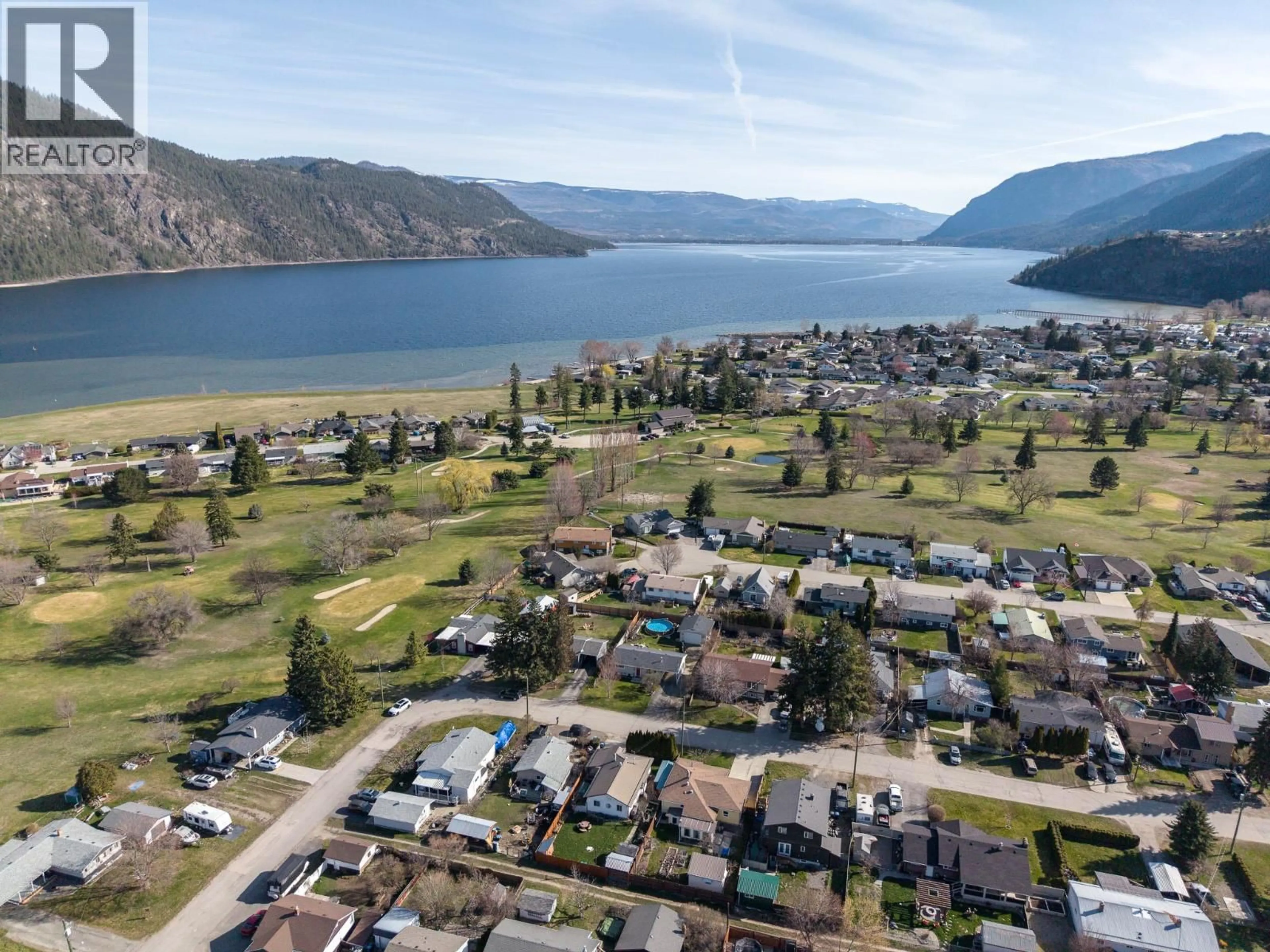 A pic from outside/outdoor area/front of a property/back of a property/a pic from drone, water/lake/river/ocean view for 331 BIRCH STREET, Chase British Columbia V0E1M0