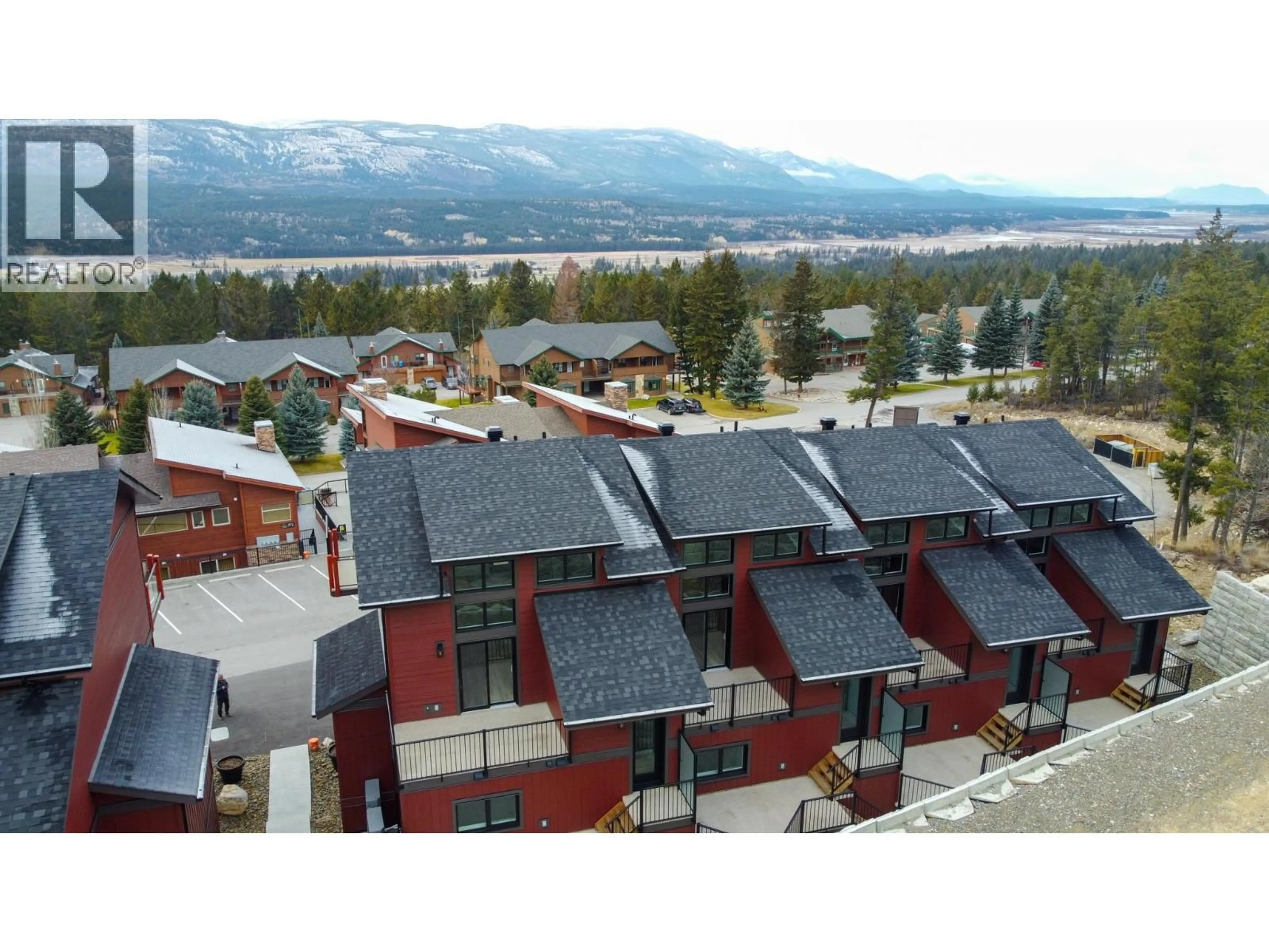 A pic from outside/outdoor area/front of a property/back of a property/a pic from drone, mountain view for 22A - 5150 FAIRWAY DRIVE, Fairmont Hot Springs British Columbia V0B2L0