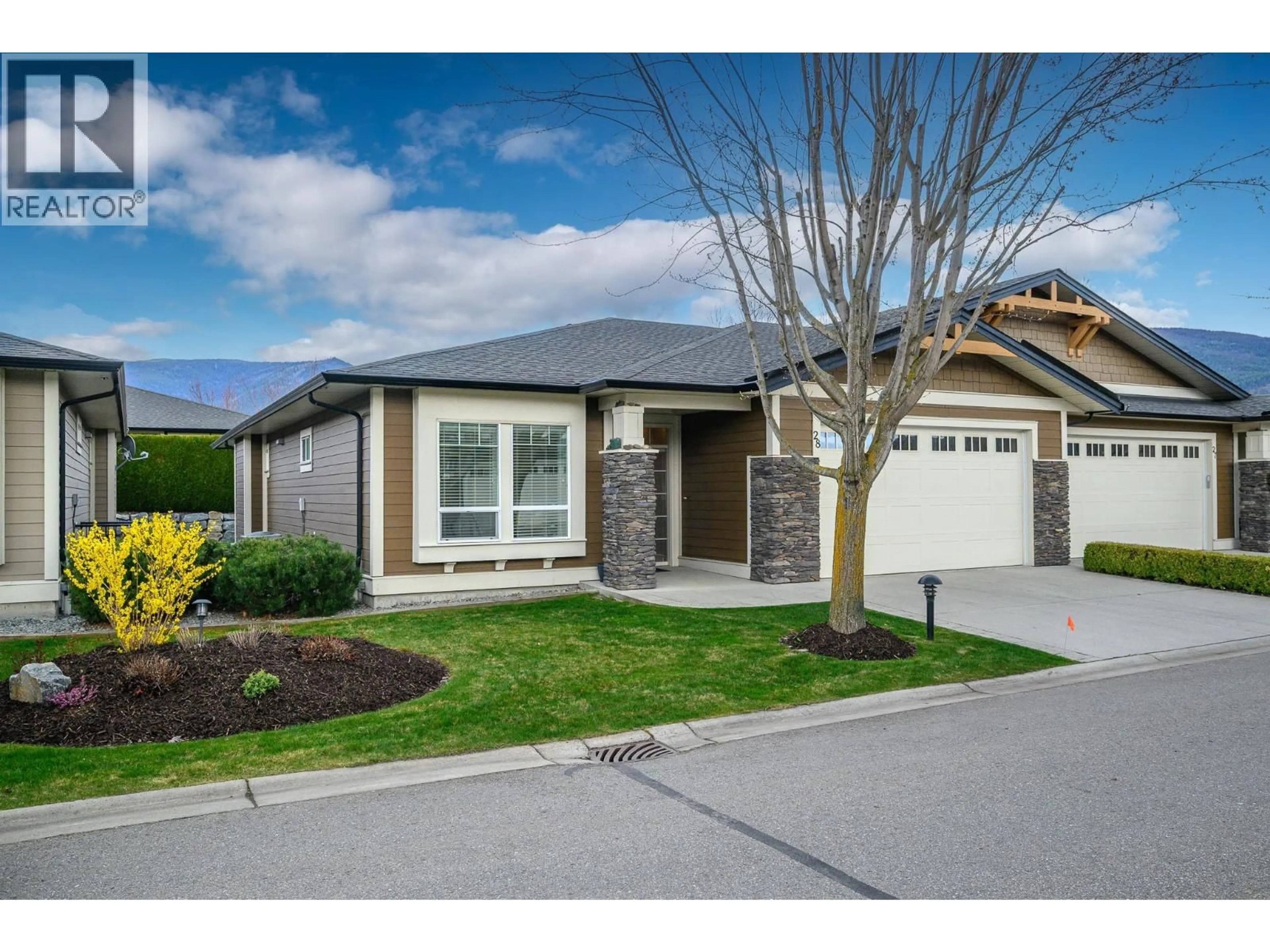 Home with brick exterior material, street for 28 - 3805 PATTEN DRIVE, Armstrong British Columbia V0E1B2