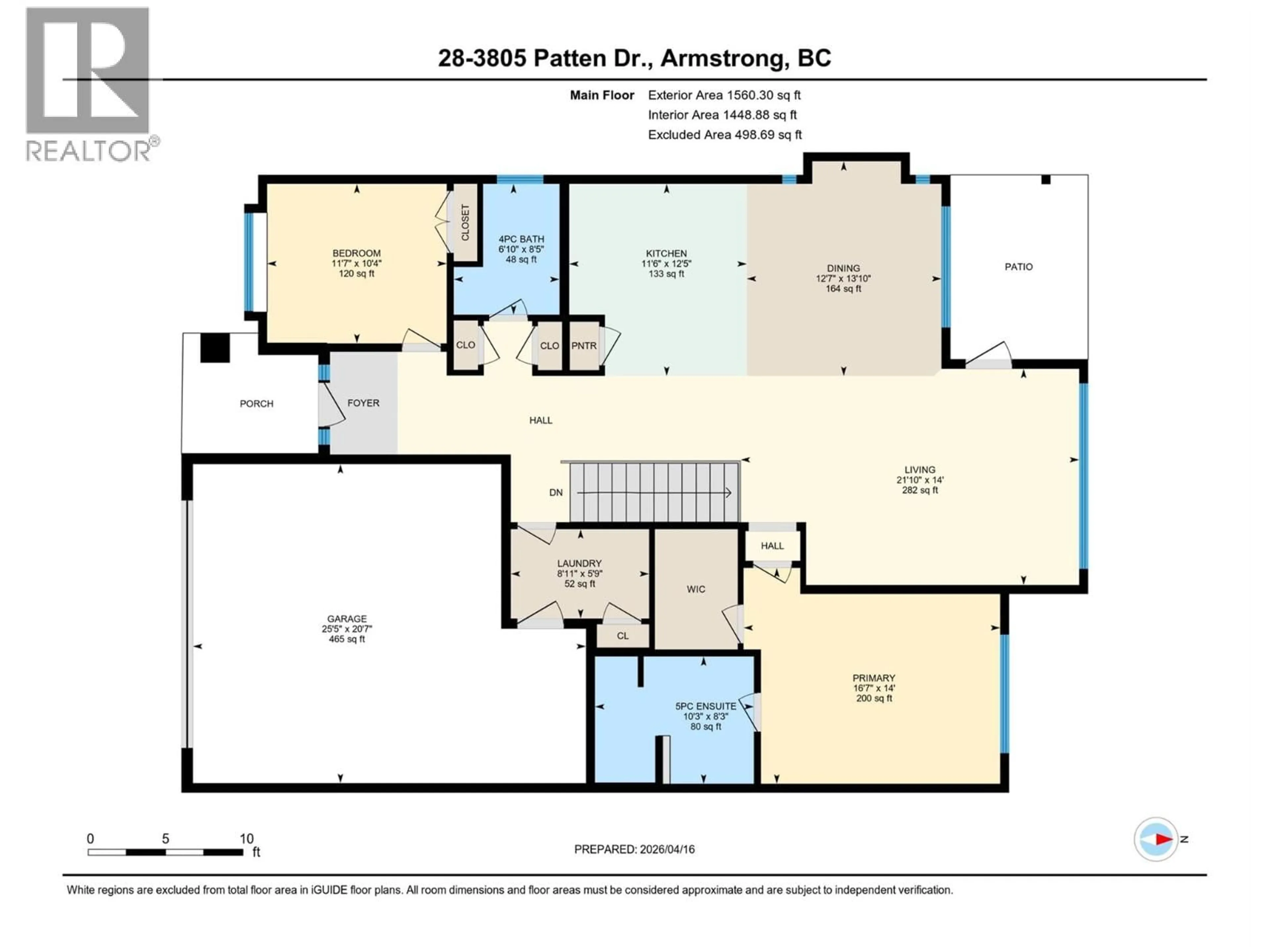 Floor plan for 28 - 3805 PATTEN DRIVE, Armstrong British Columbia V0E1B2
