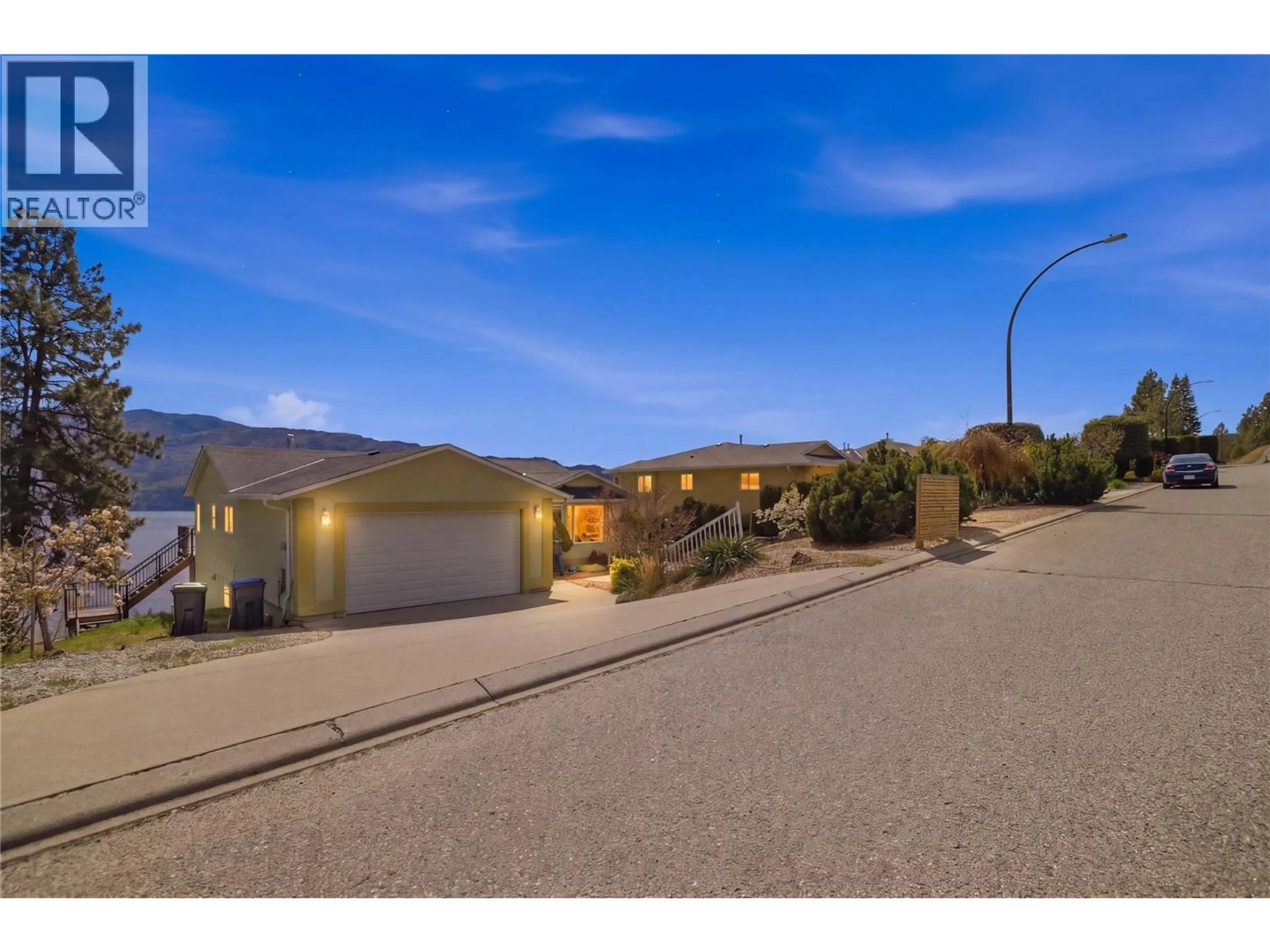 A pic from outside/outdoor area/front of a property/back of a property/a pic from drone, unknown for 5245 SUTHERLAND ROAD, Peachland British Columbia V0H1X2