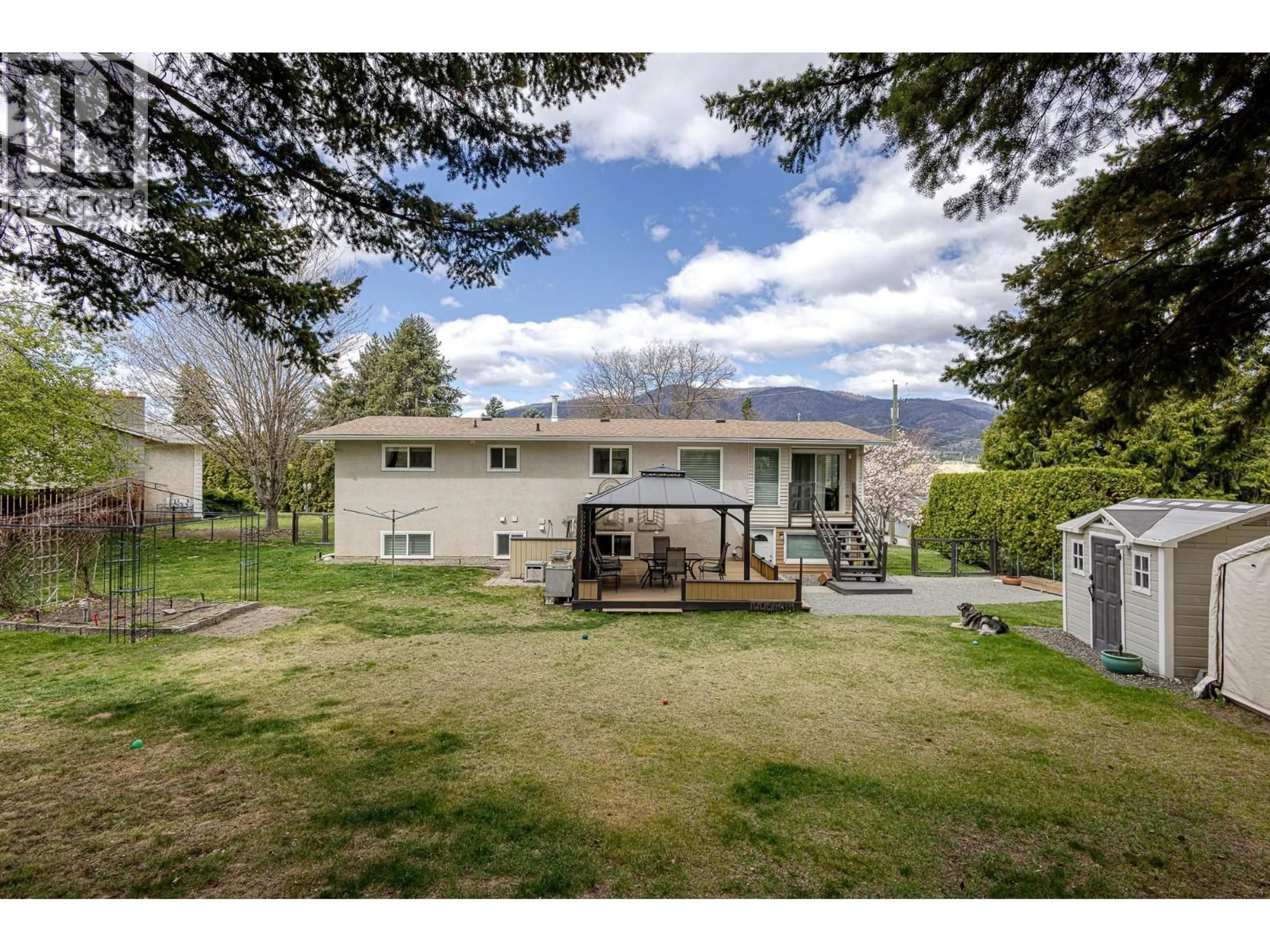 A pic from outside/outdoor area/front of a property/back of a property/a pic from drone, mountain view for 2545 COLLEEN ROAD, West Kelowna British Columbia V1Z2K6