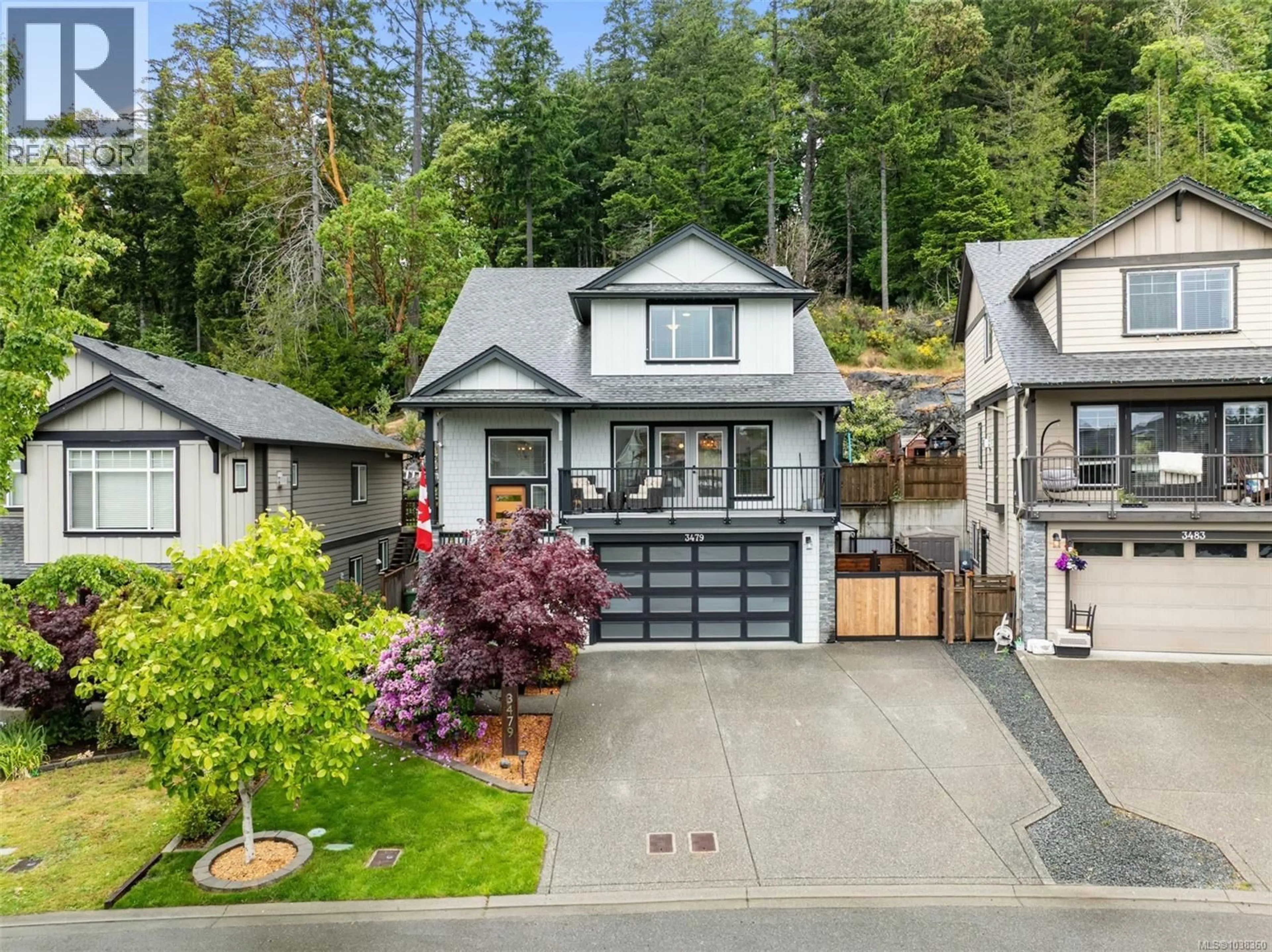 Home with vinyl exterior material, street for 3479 AMBROSIA CRESCENT, Langford British Columbia V9C0K4