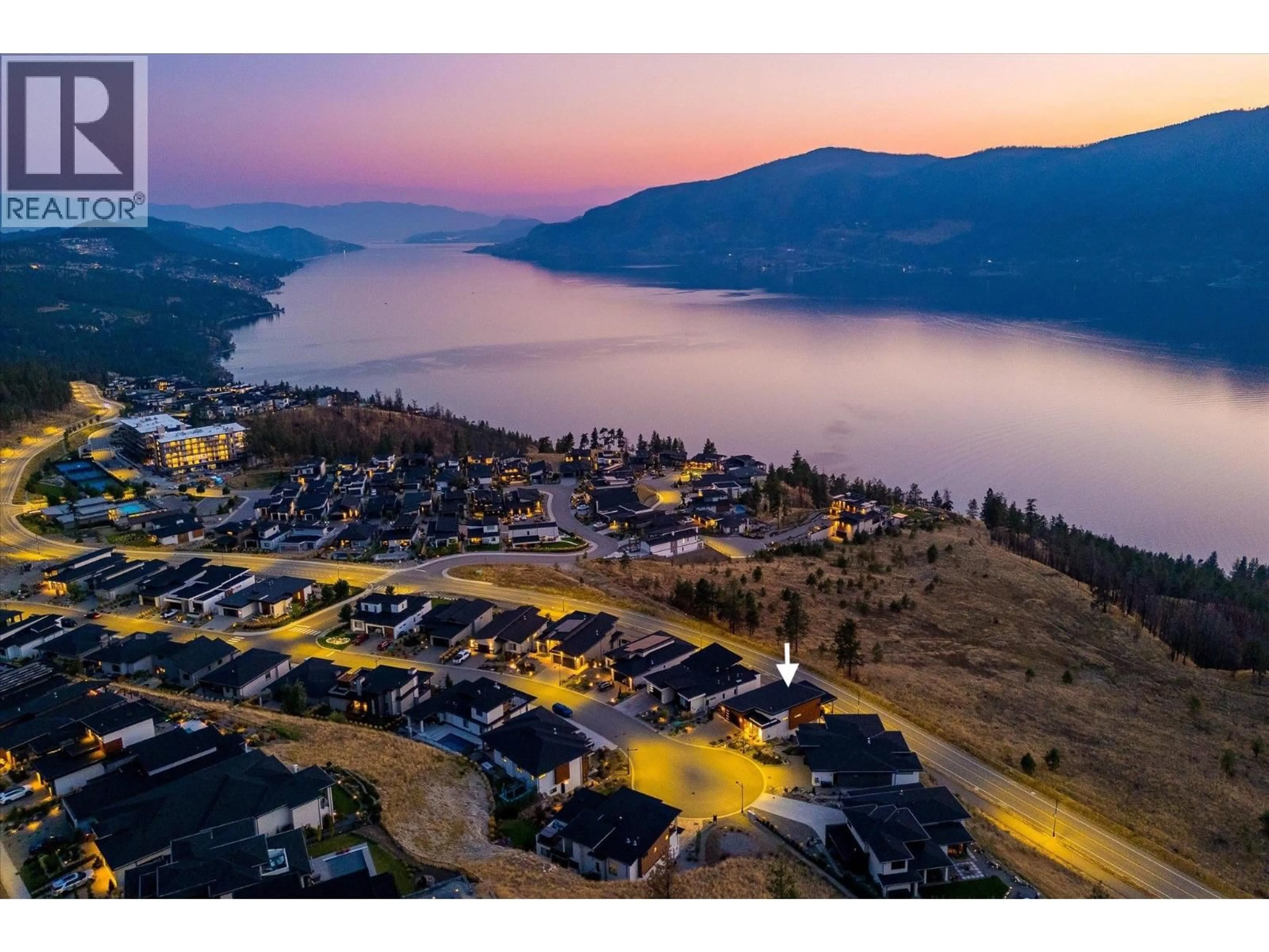 A pic from outside/outdoor area/front of a property/back of a property/a pic from drone, water/lake/river/ocean view for 9814 BEACON HILL CRESCENT, Lake Country British Columbia V4V0A9