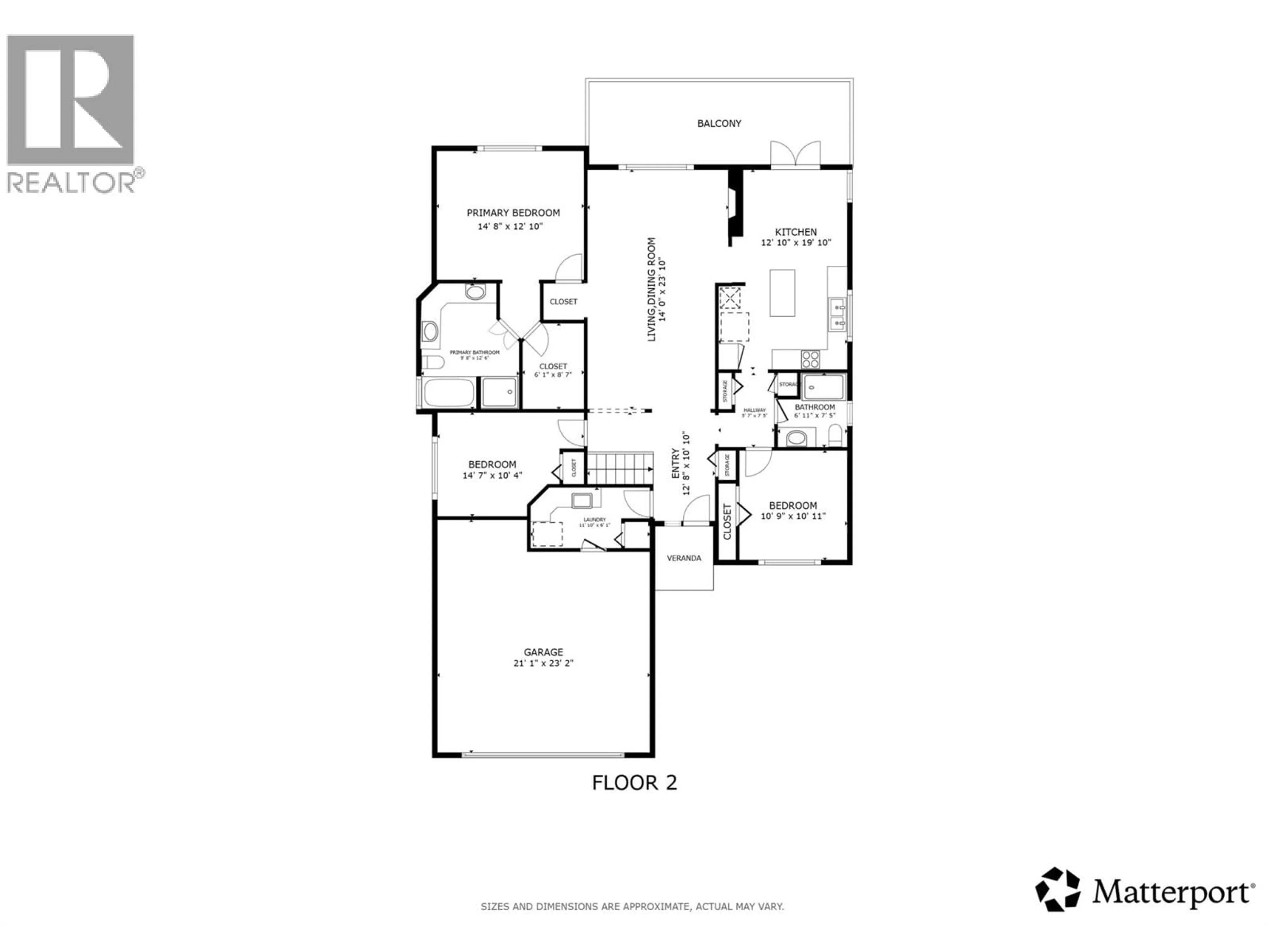 Floor plan for 4178 GALLAGHERS BOULEVARD SOUTH, Kelowna British Columbia V1W4X2