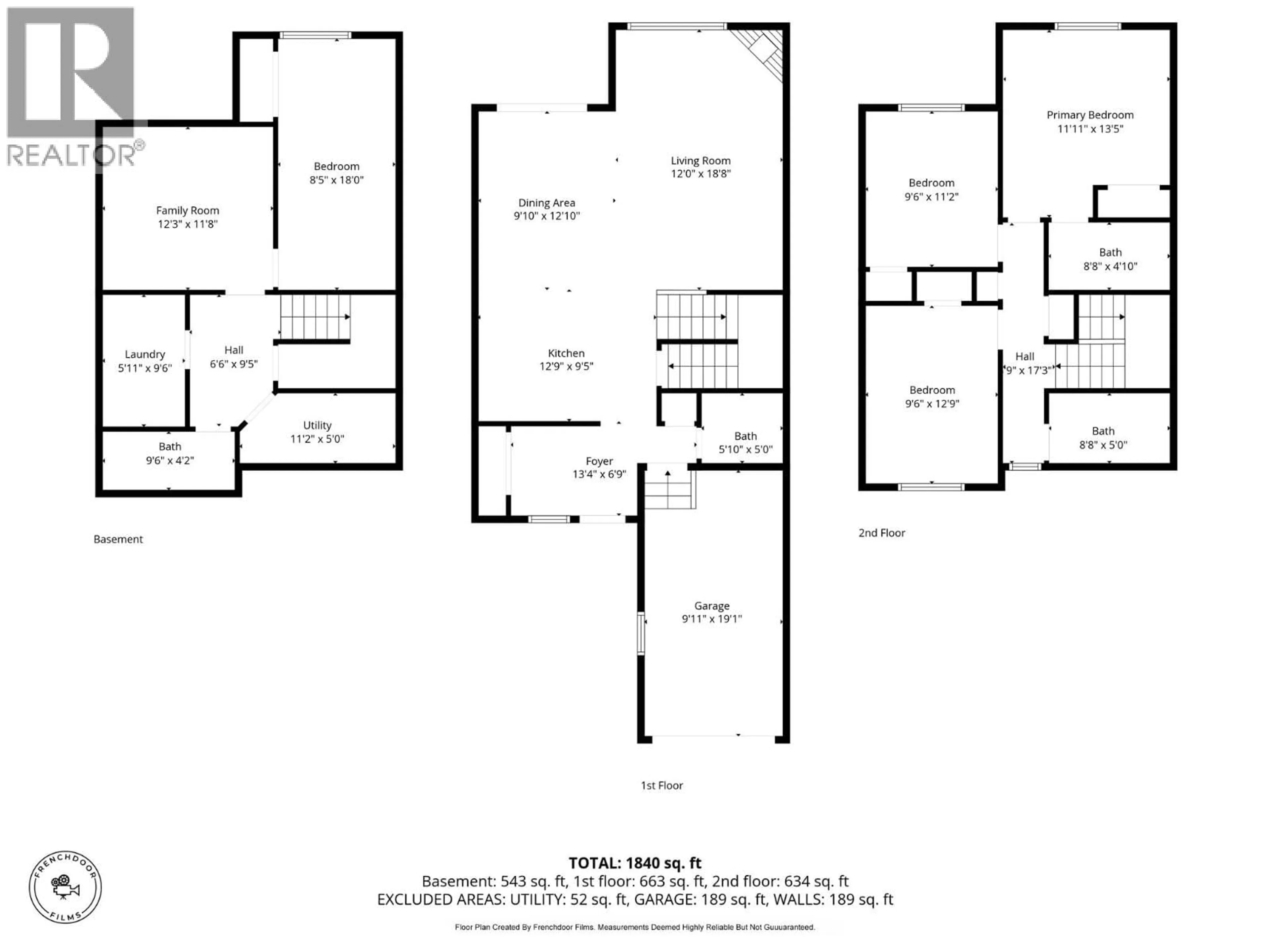 Floor plan for 20 - 1900 HUGH ALLAN DRIVE, Kamloops British Columbia V2E0A8