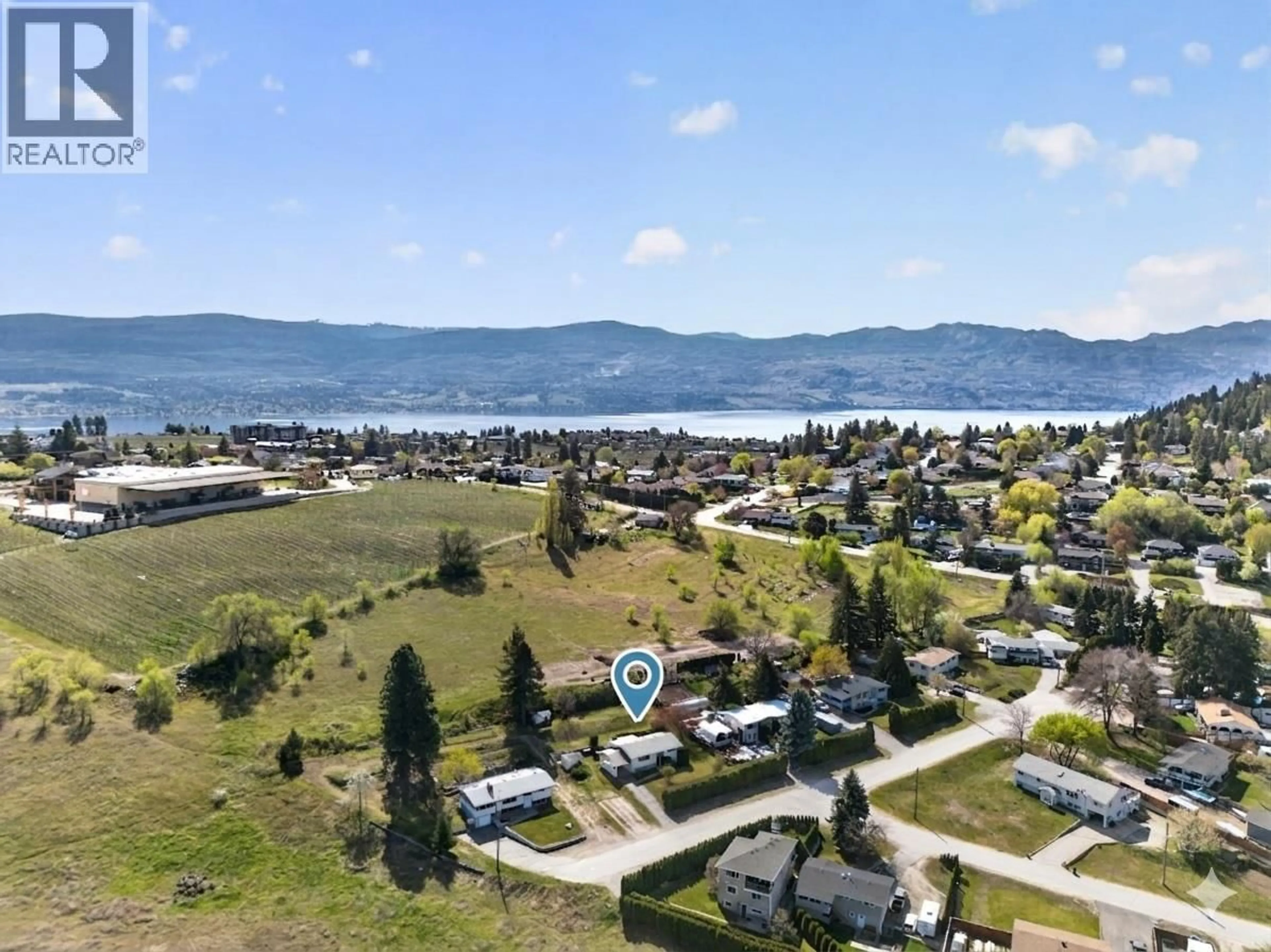 A pic from outside/outdoor area/front of a property/back of a property/a pic from drone, mountain view for 2515 COLLEEN ROAD, West Kelowna British Columbia V1Z2K6