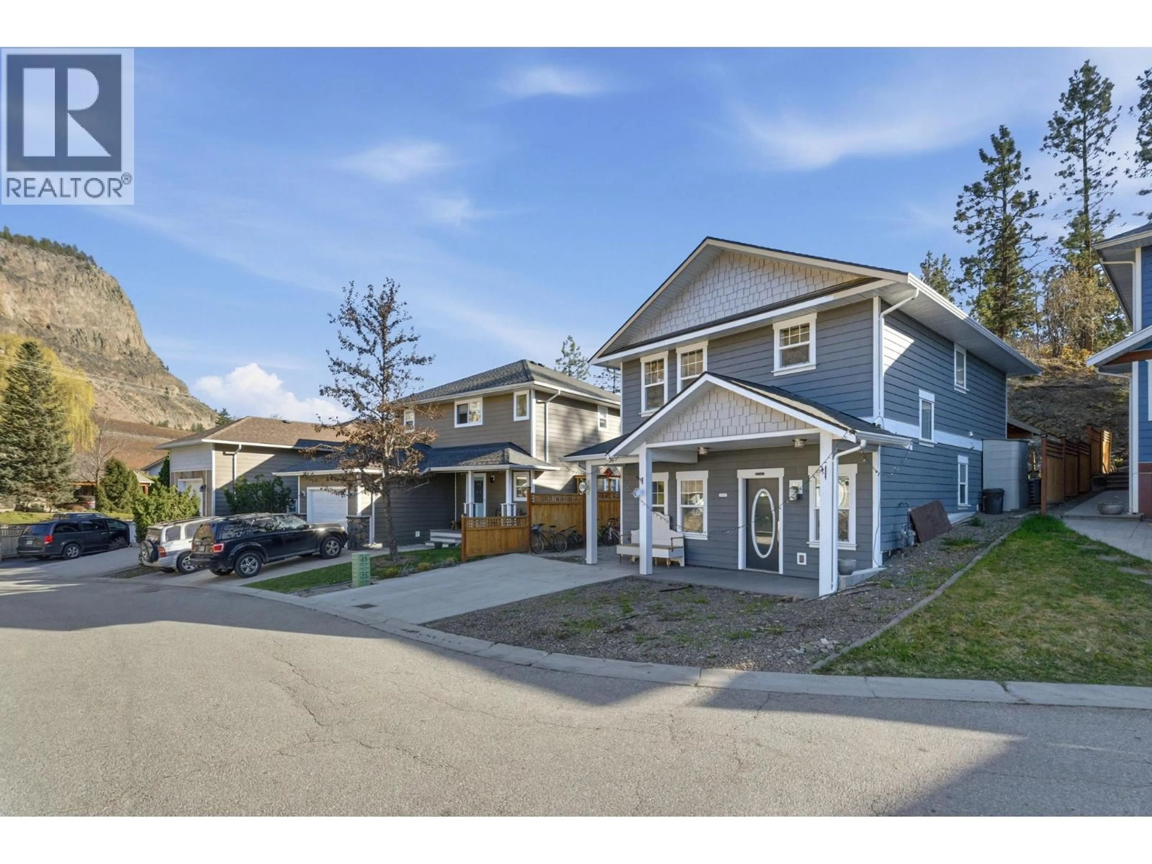 A pic from outside/outdoor area/front of a property/back of a property/a pic from drone, street for 178 - 10414 VICTORIA ROAD, Summerland British Columbia V0H1Z2