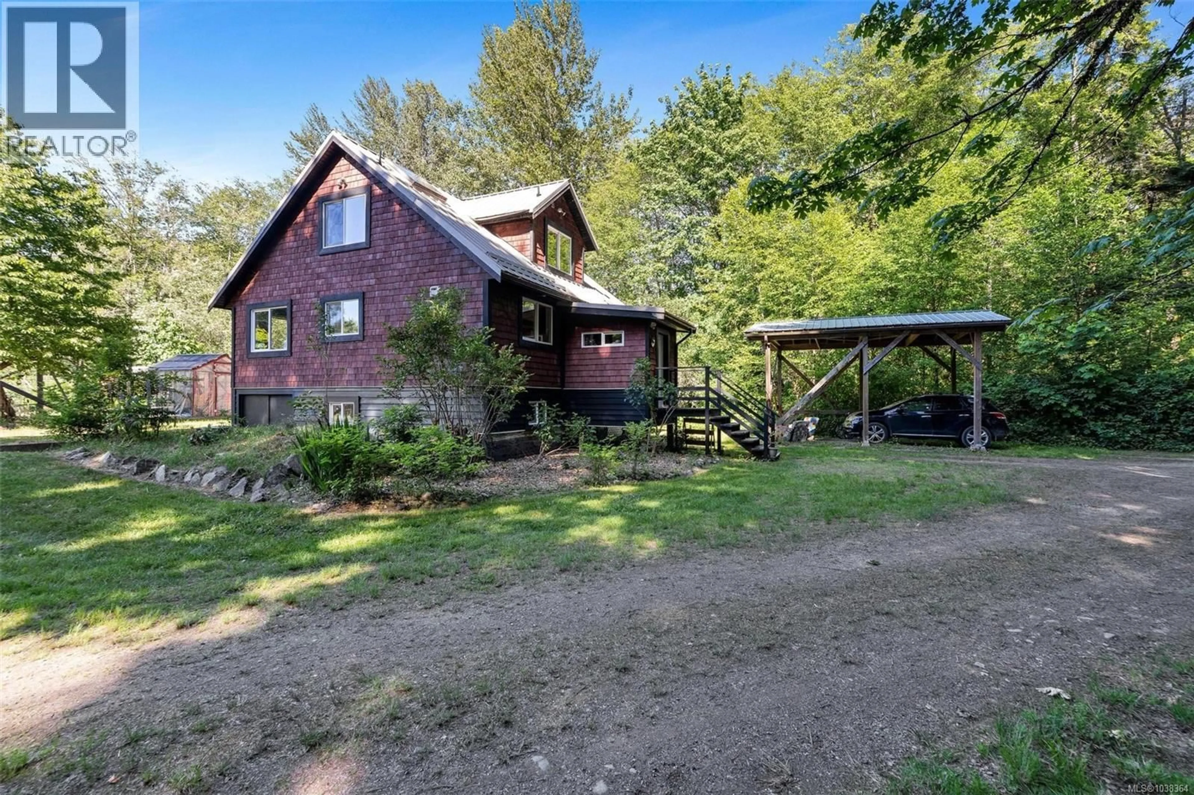 A pic from outside/outdoor area/front of a property/back of a property/a pic from drone, unknown for 5945 RIVERBOTTOM ROAD WEST, Lake Cowichan British Columbia V0R2G0