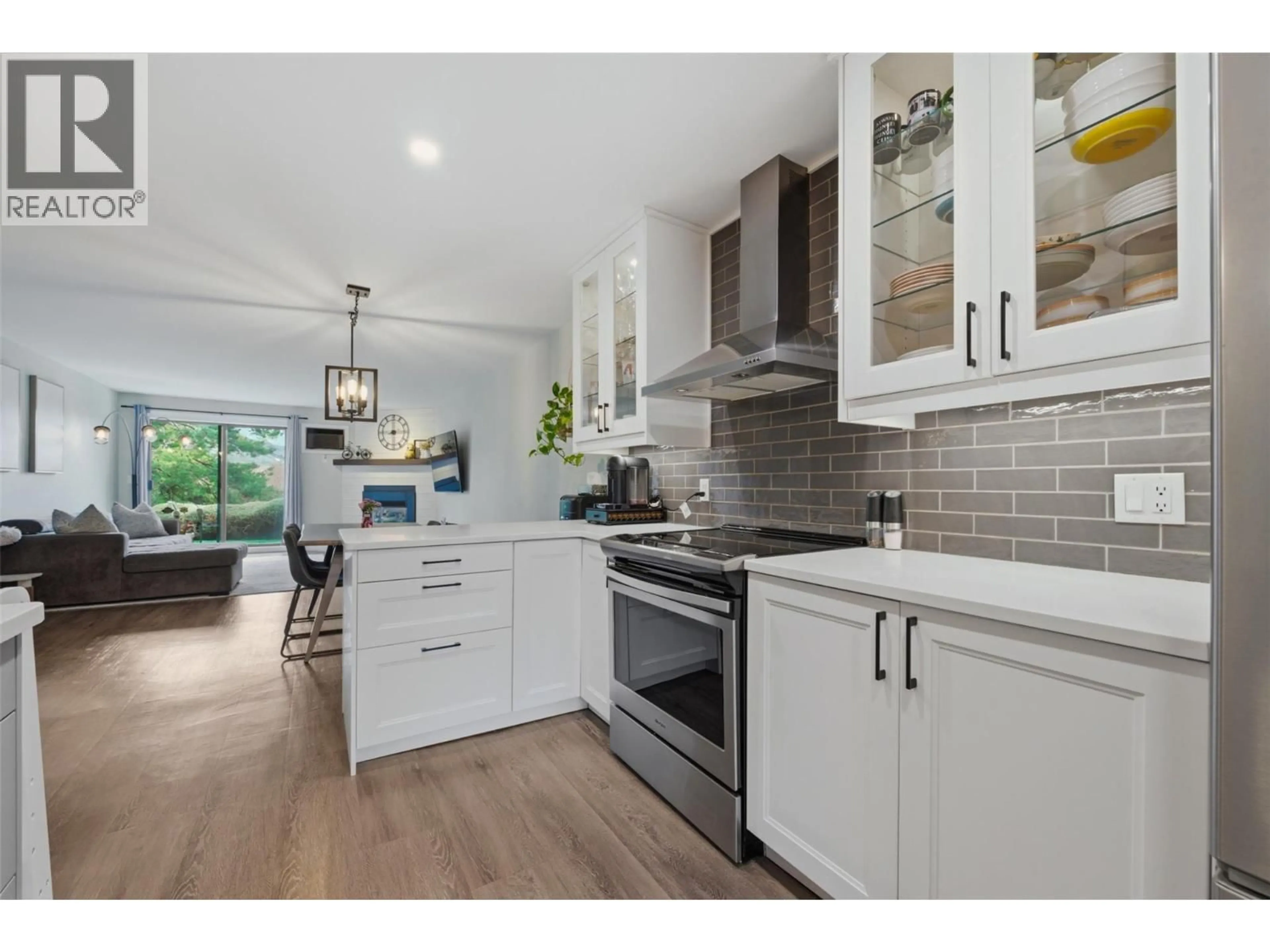 Open concept kitchen, ceramic/tile floor for 106 - 3020 ALLENBY WAY, Vernon British Columbia V1T8L4