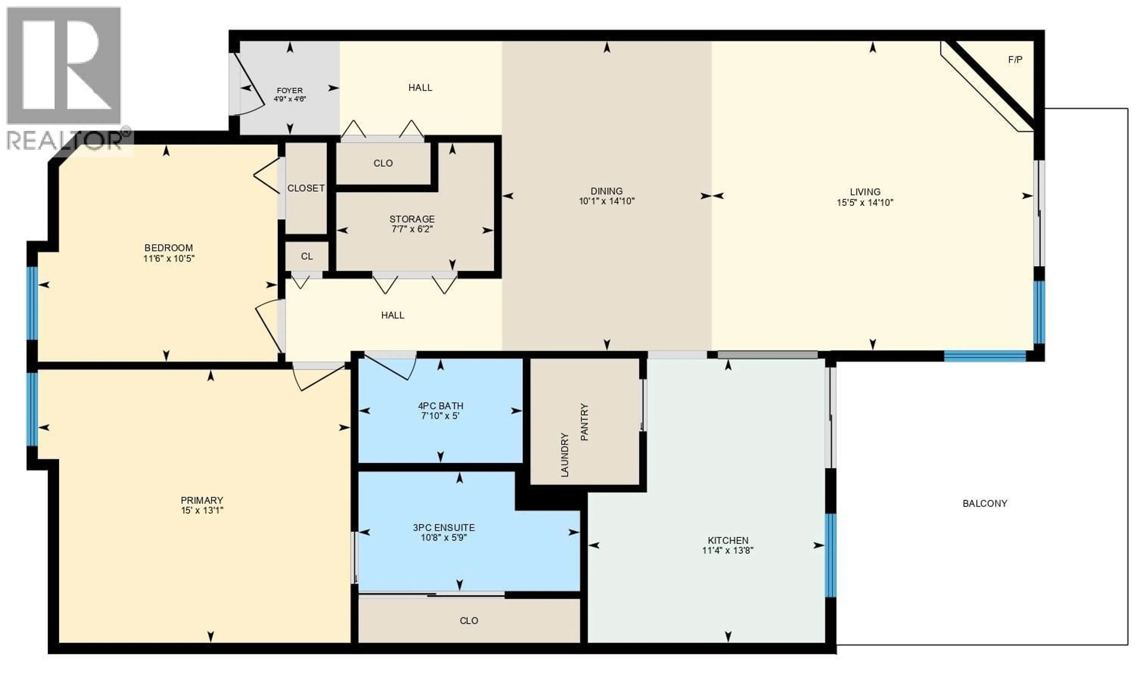 Floor plan for 204 - 4450 PONDEROSA DRIVE, Peachland British Columbia V0H1X5