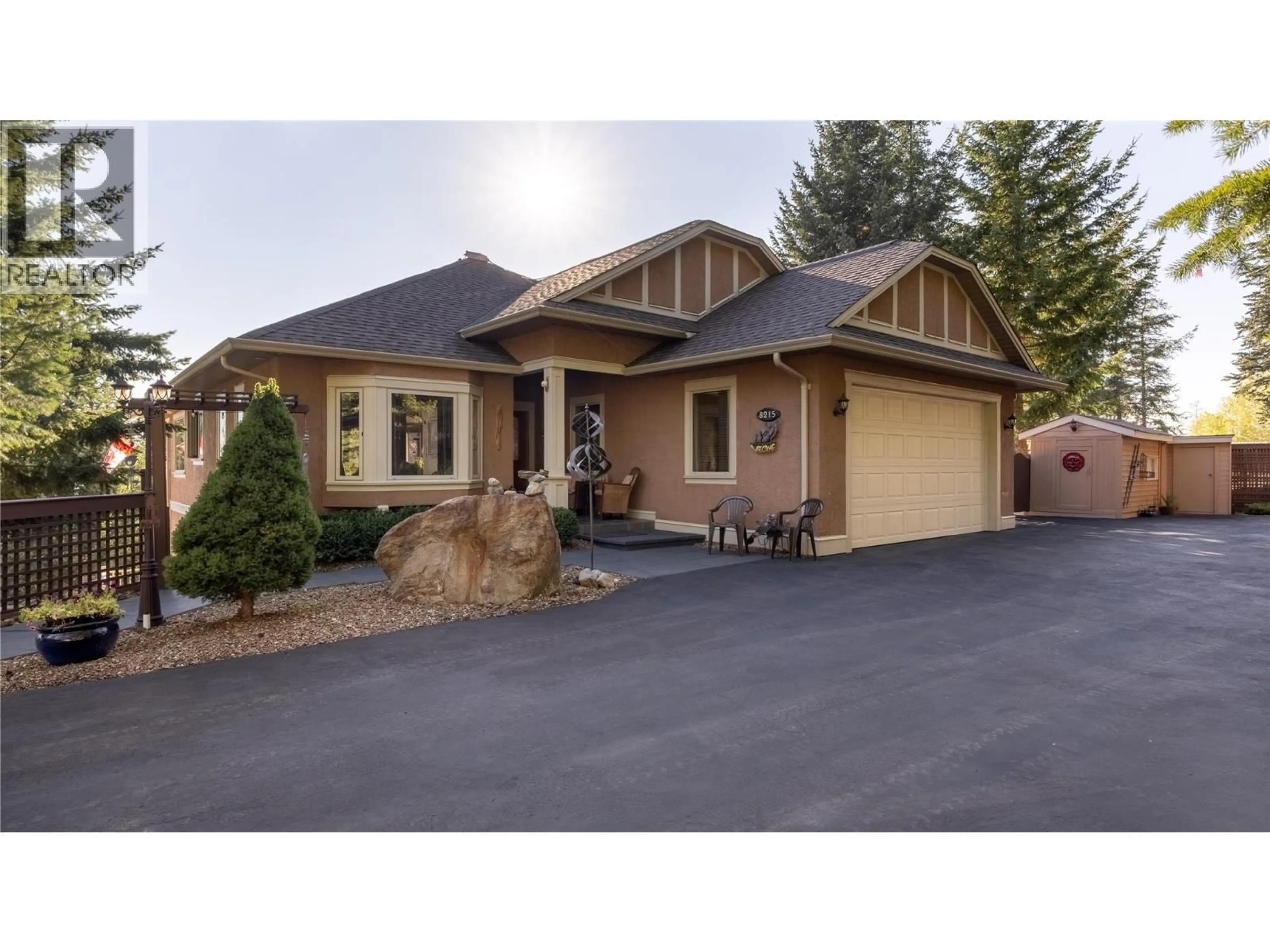 Home with vinyl exterior material, street for 8215 SILVER STAR ROAD, Vernon British Columbia V1B3M8