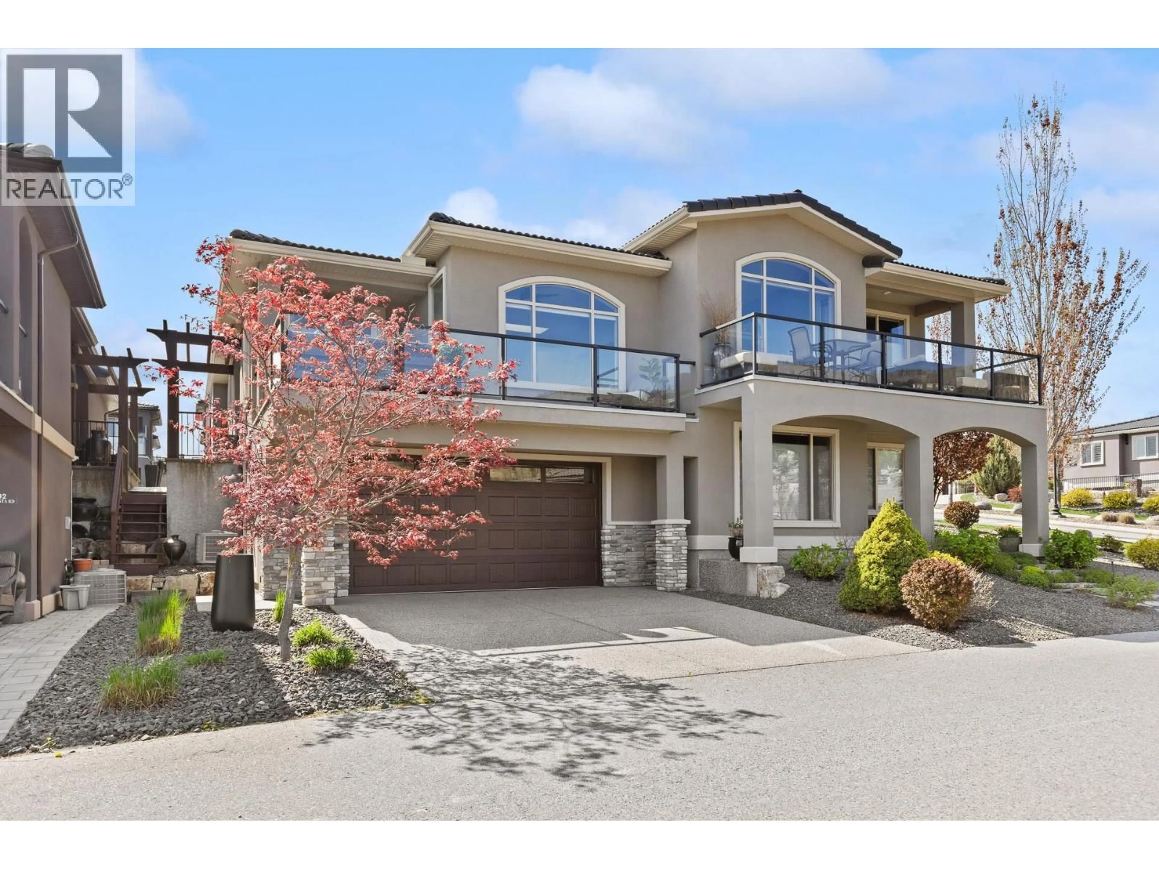 Home with brick exterior material, street for 1595 BEACH VIEW LANE, West Kelowna British Columbia V1Z4E1