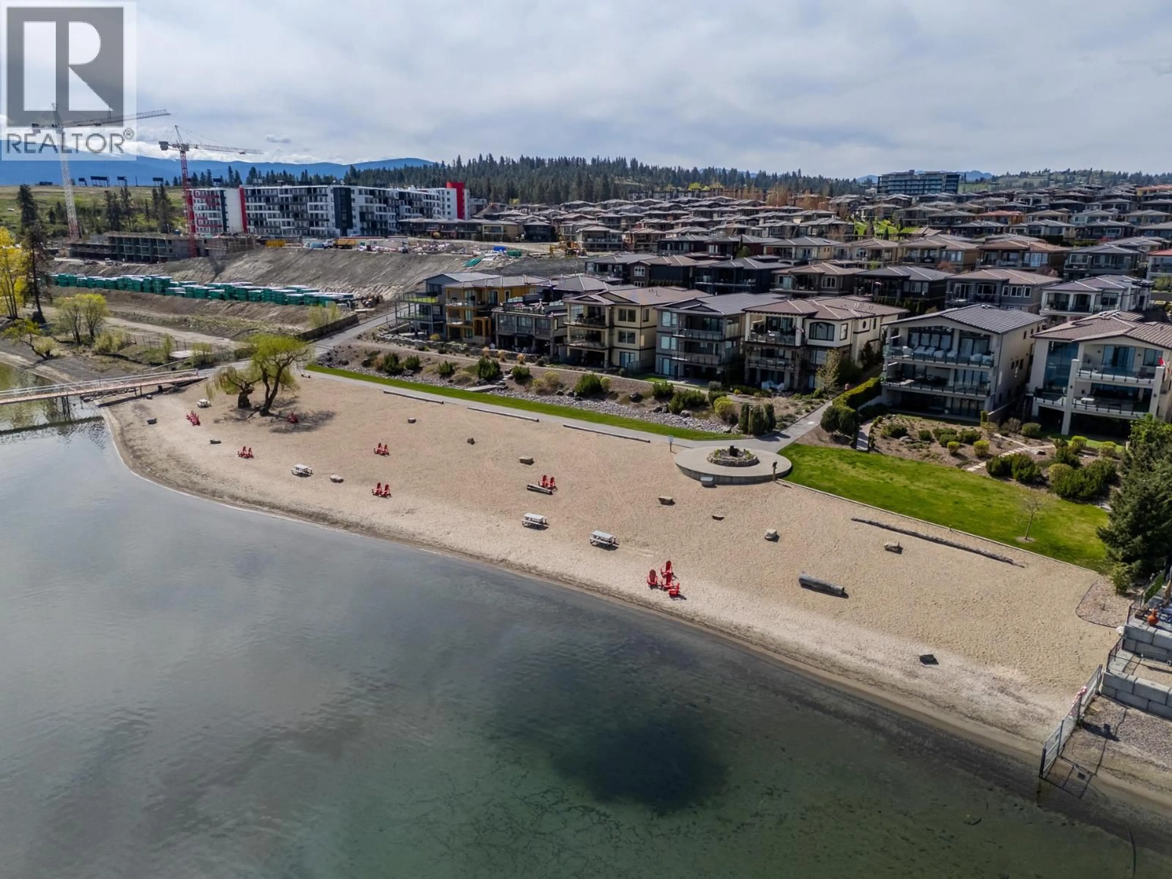 A pic from outside/outdoor area/front of a property/back of a property/a pic from drone, water/lake/river/ocean view for 1595 BEACH VIEW LANE, West Kelowna British Columbia V1Z4E1