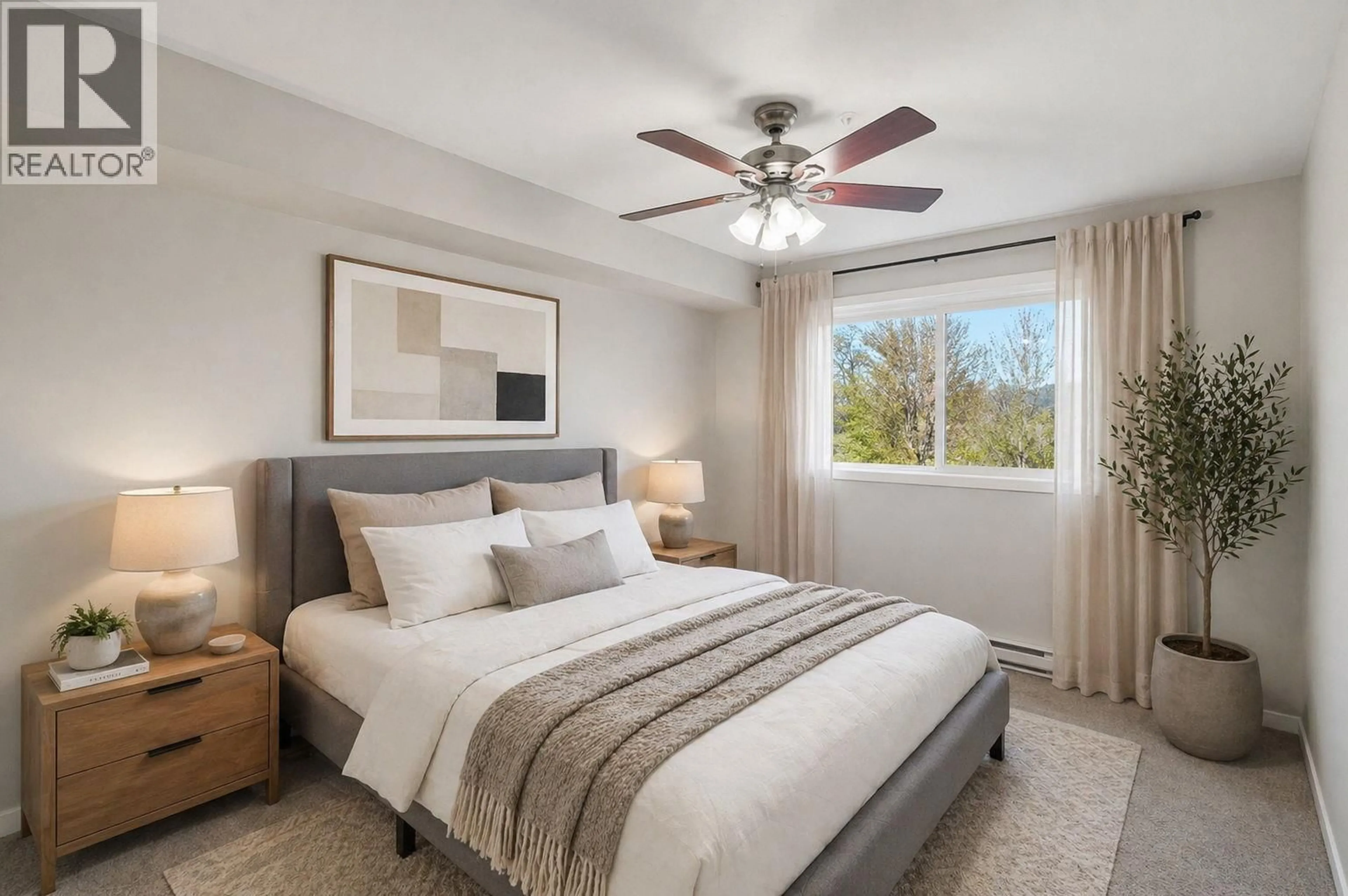 Bedroom with bed, unknown for 308 - 778 RUTLAND ROAD NORTH, Kelowna British Columbia V1X8B3