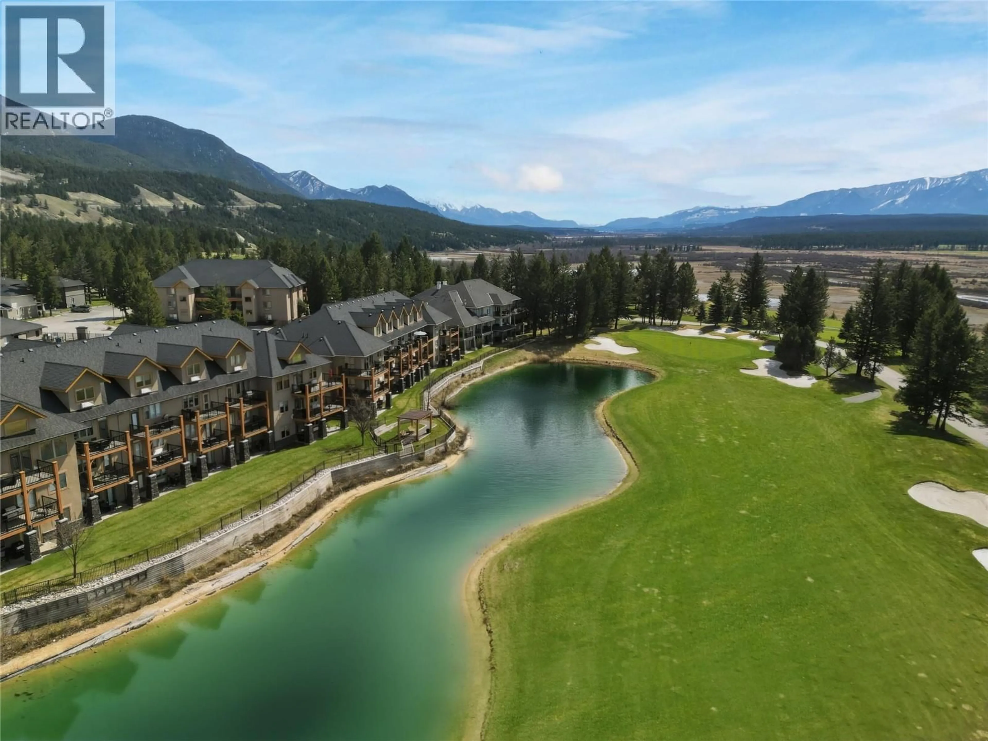 A pic from outside/outdoor area/front of a property/back of a property/a pic from drone, water/lake/river/ocean view for 600 BIGHORN BOULEVARD, Radium Hot Springs British Columbia V0A1M0