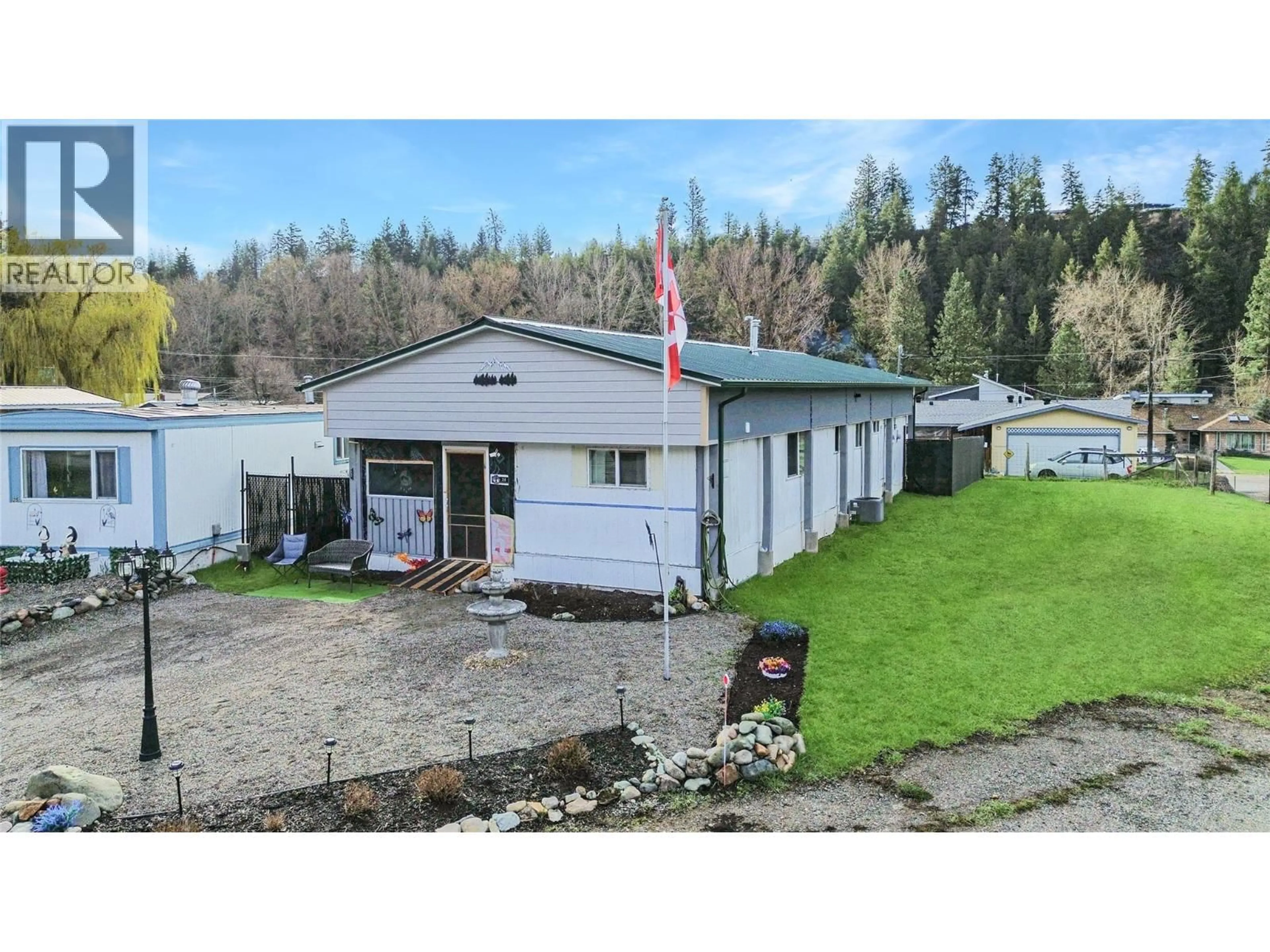 A pic from outside/outdoor area/front of a property/back of a property/a pic from drone, building for 24 - 406 BRANDLMAYR OTHER, Princeton British Columbia V0X1W0