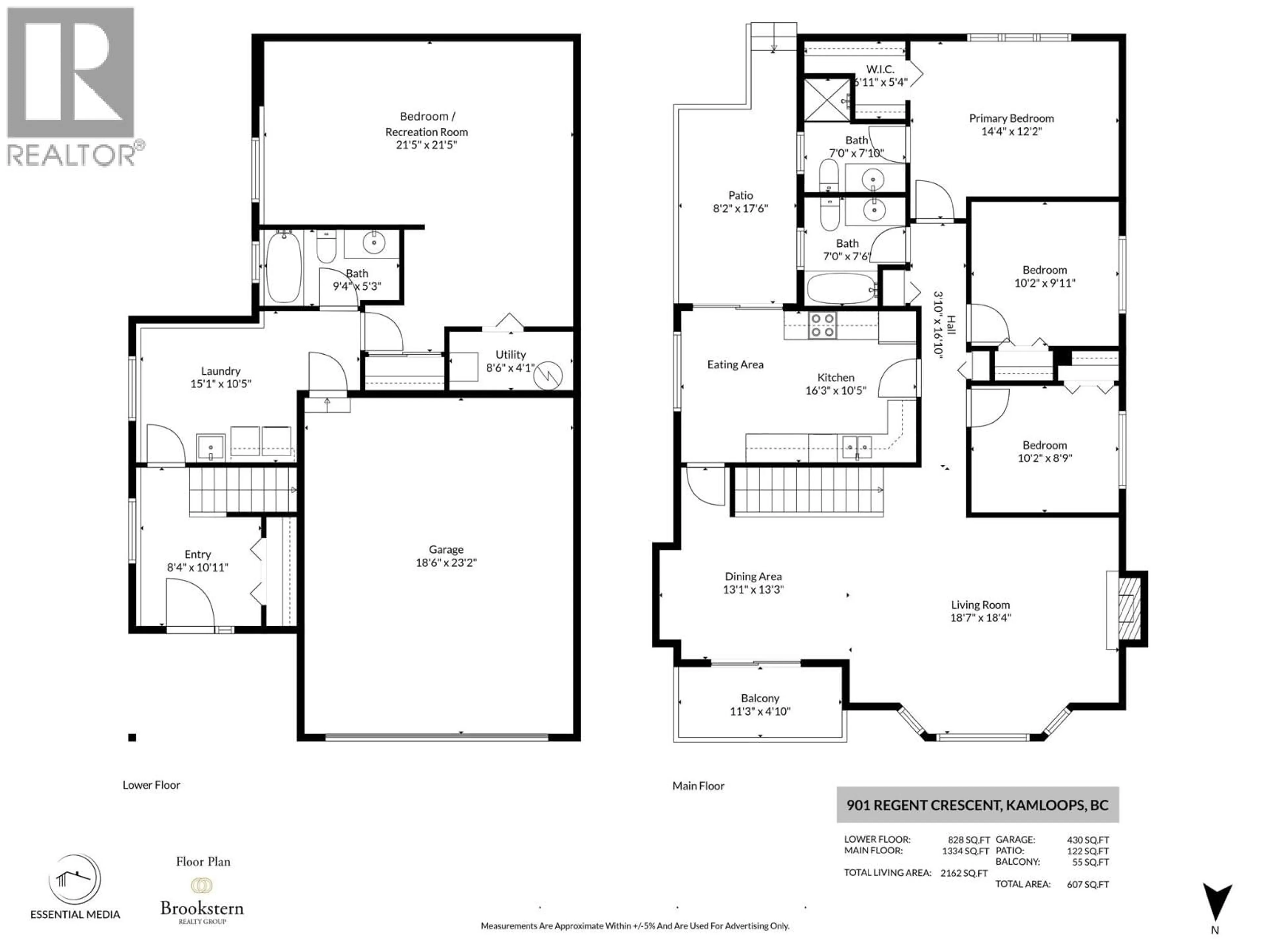 Floor plan for 901 REGENT CRESCENT, Kamloops British Columbia V1S1X1