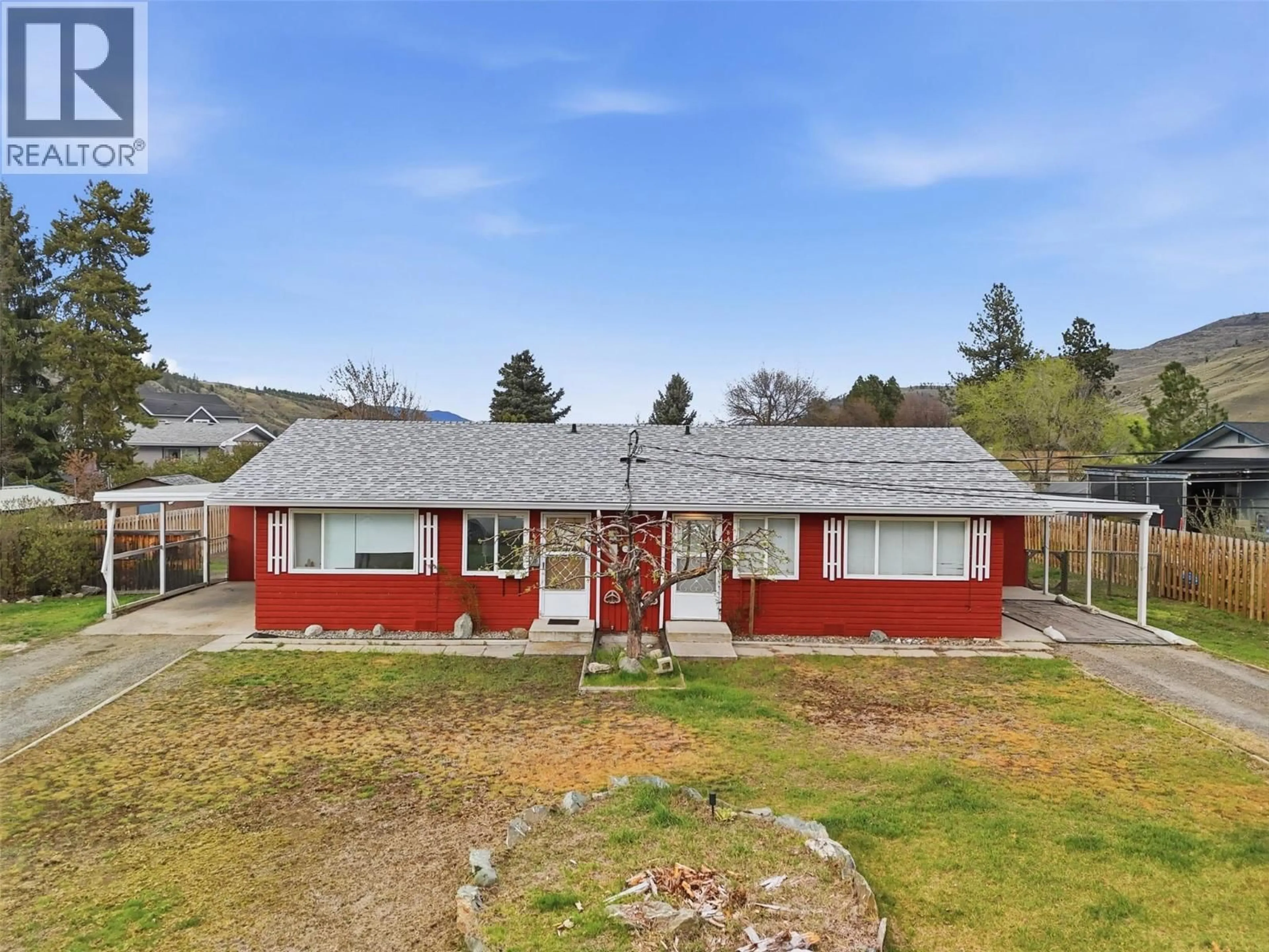 A pic from outside/outdoor area/front of a property/back of a property/a pic from drone, building for 666/668 REEMON DRIVE, Kamloops British Columbia V2B6T1