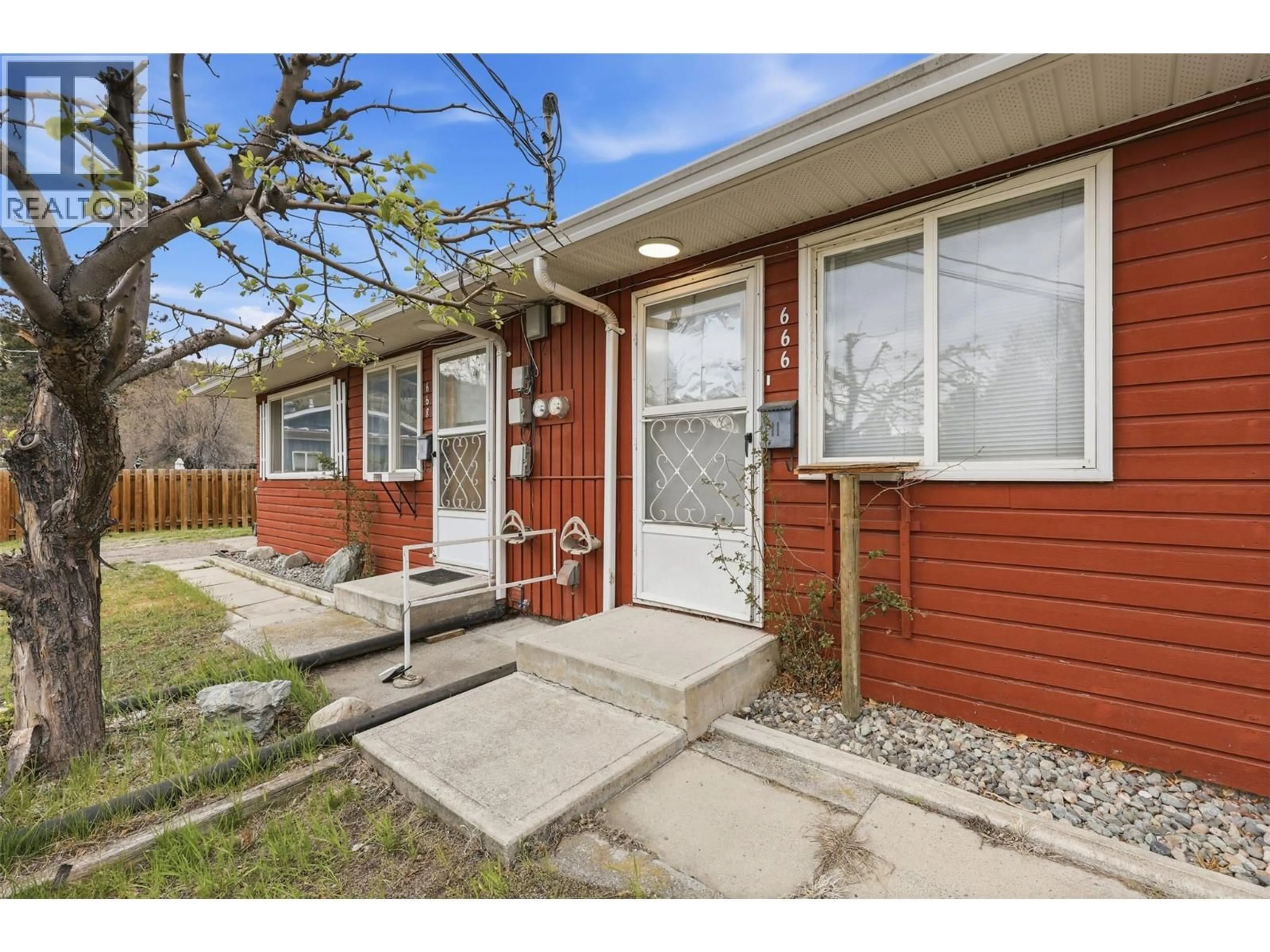 Home with brick exterior material, street for 666/668 REEMON DRIVE, Kamloops British Columbia V2B6T1