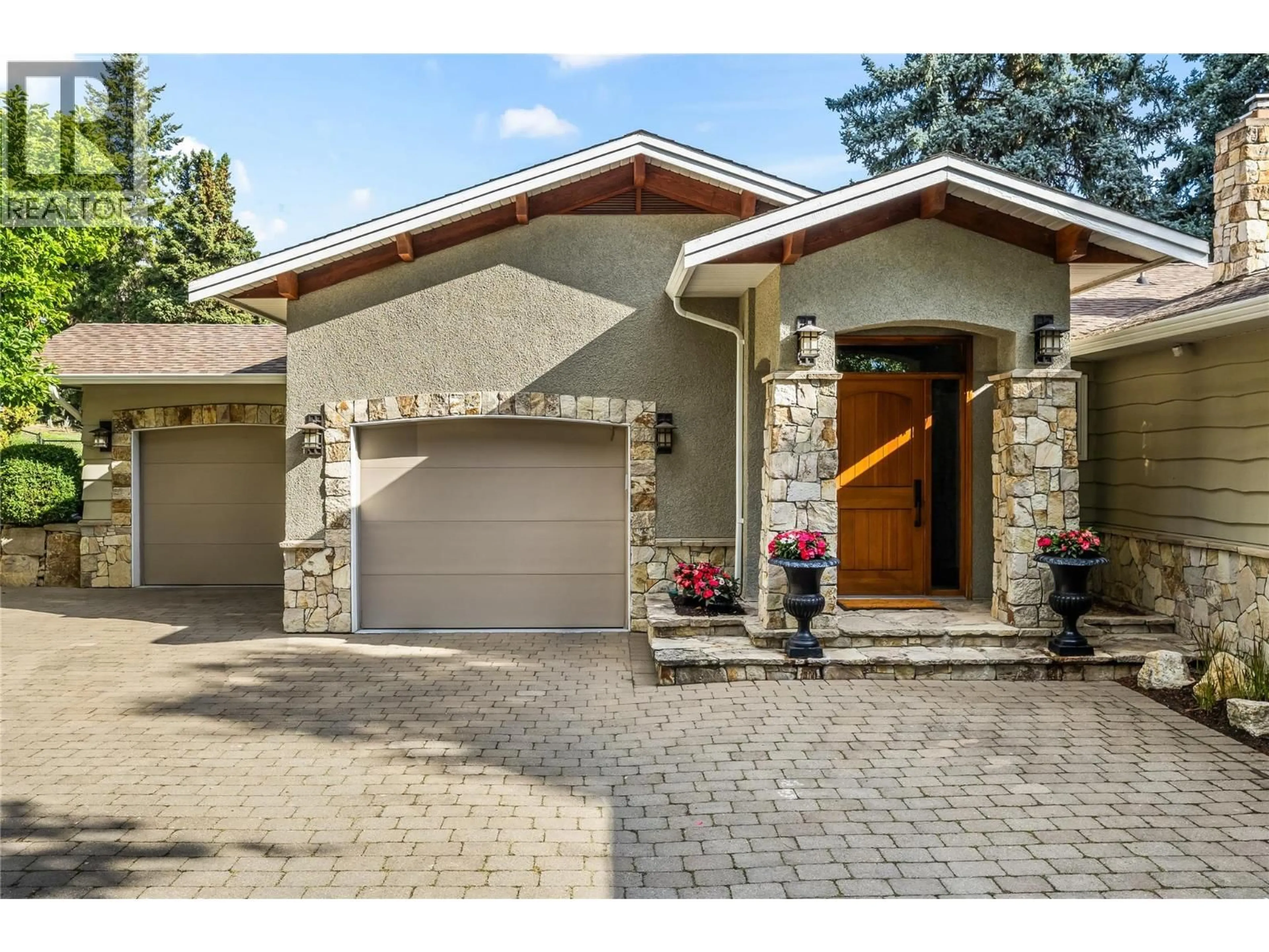 Home with brick exterior material, street for 2919 COLLENS HILL ROAD, Kelowna British Columbia V1Z1P6