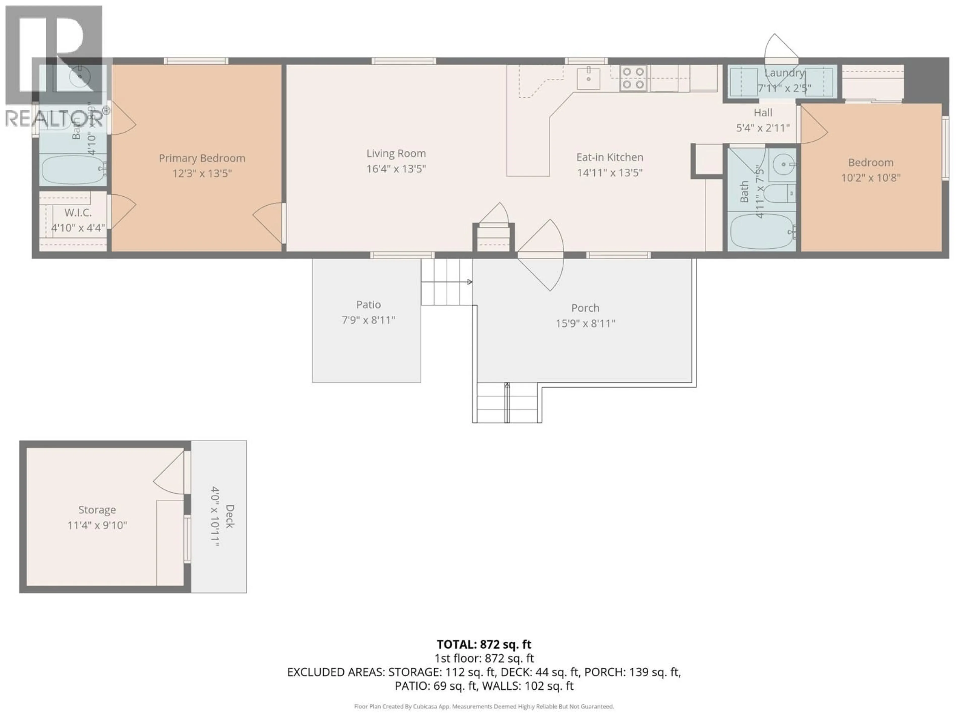 Floor plan for 33 - 1929 97 HIGHWAY SOUTH, Westbank British Columbia V1Z2Z1