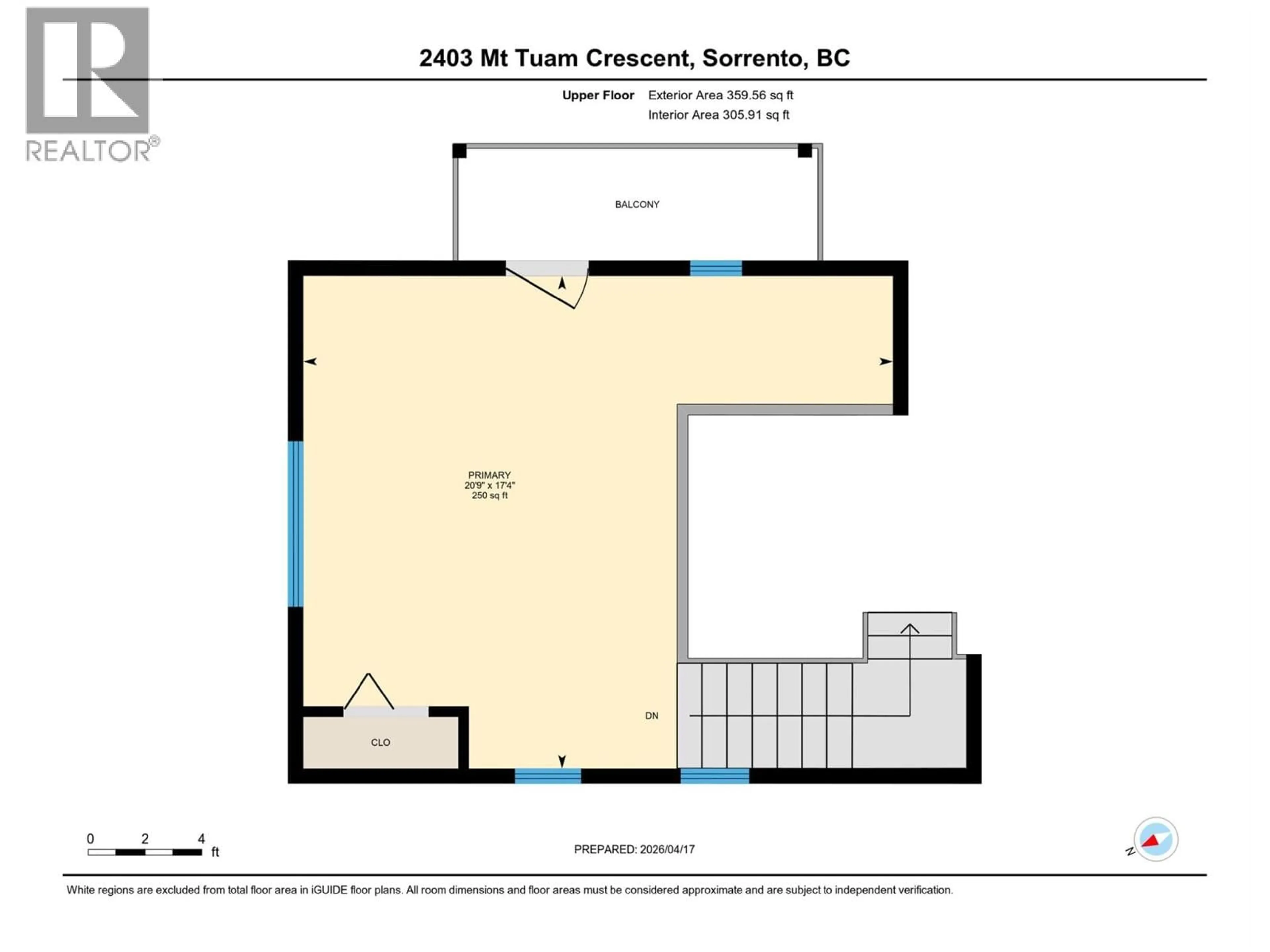 Floor plan for 2403 MOUNT TUAM CRESCENT, Sorrento British Columbia V0E2W2