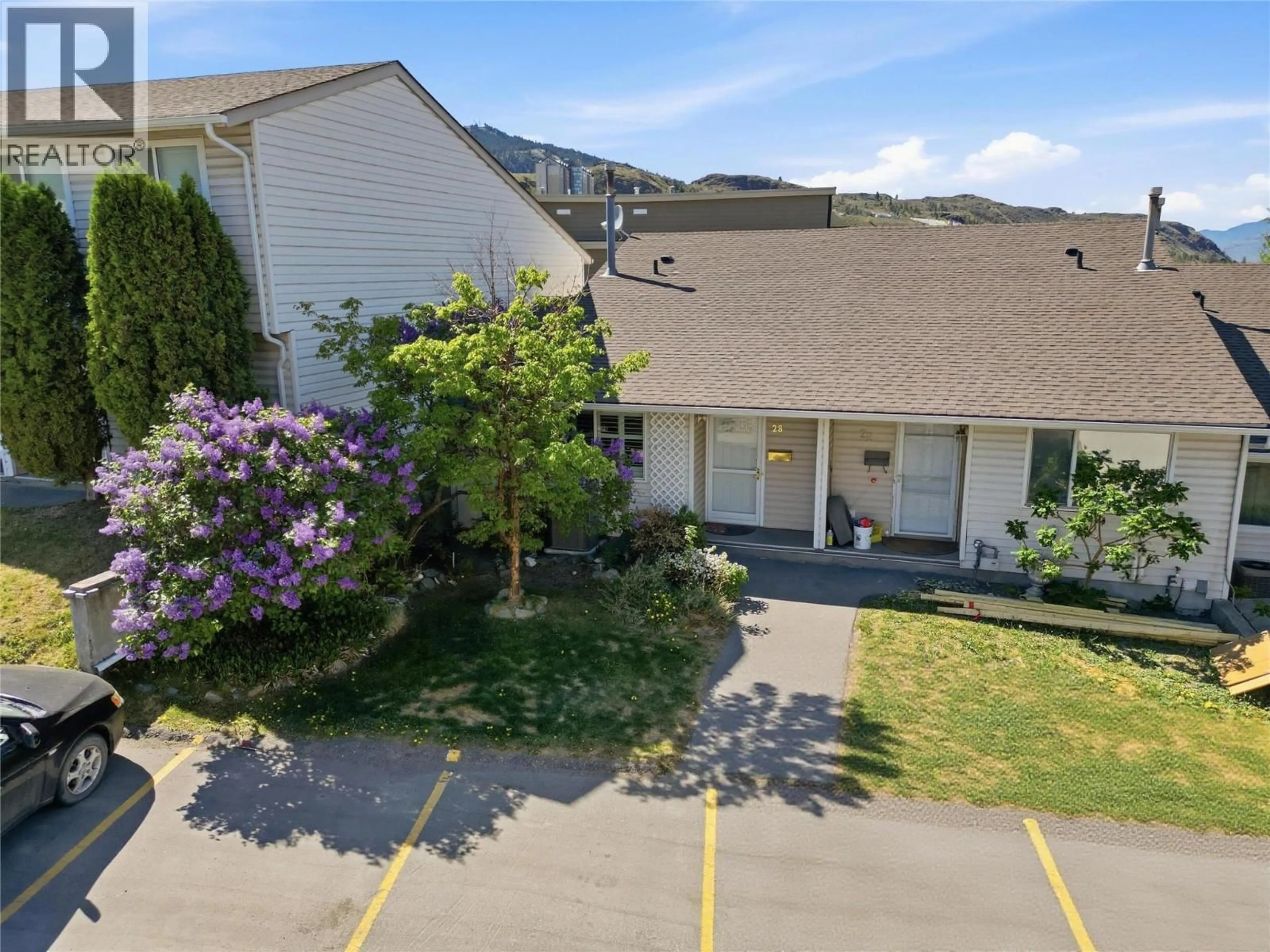 A pic from outside/outdoor area/front of a property/back of a property/a pic from drone, mountain view for 28 - 460 DALGLEISH DRIVE, Kamloops British Columbia V2C5W7