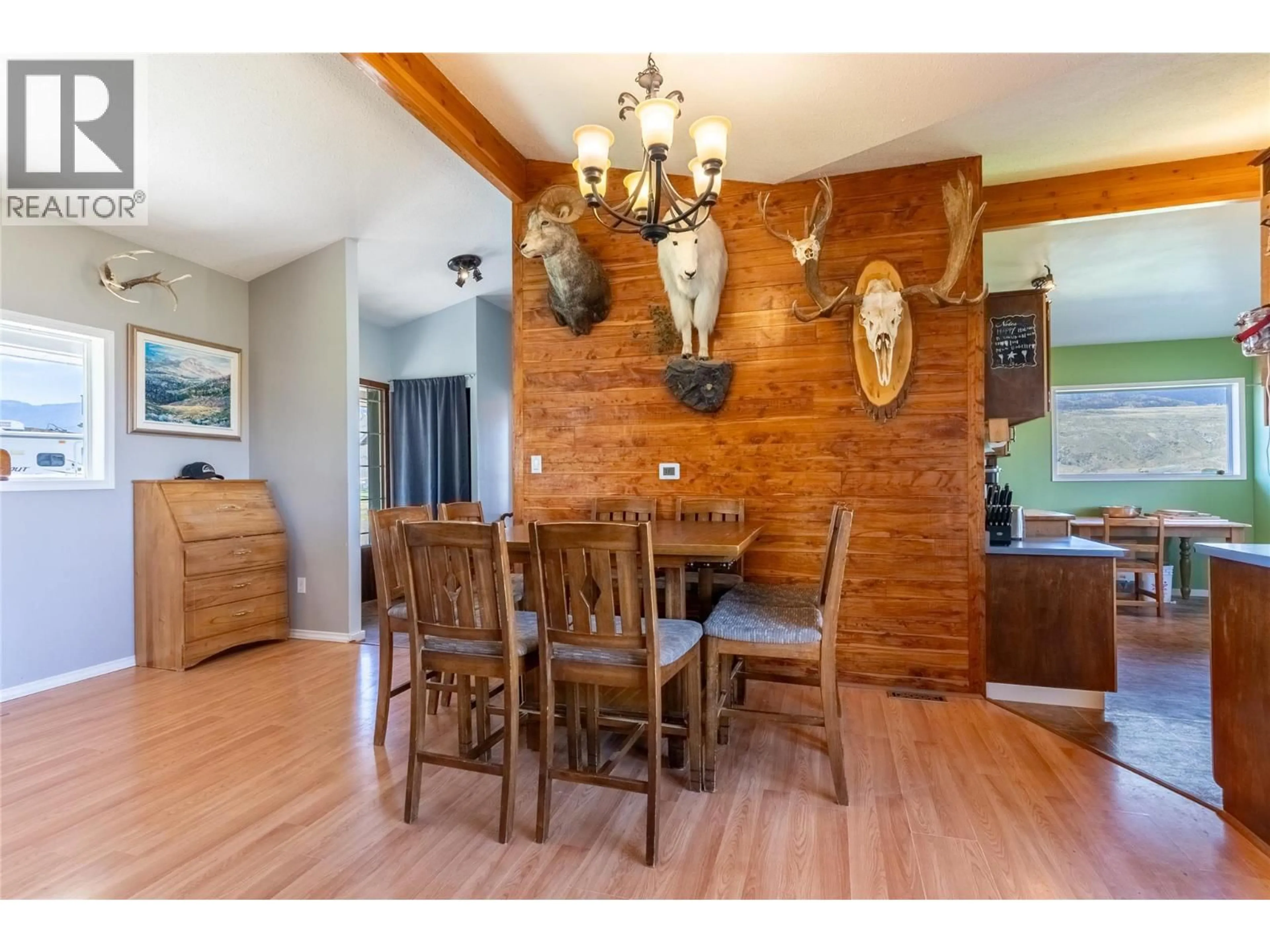 Dining room, wood/laminate floor for 3541 DRINKWATER ROAD, Ashcroft British Columbia V0K1H0