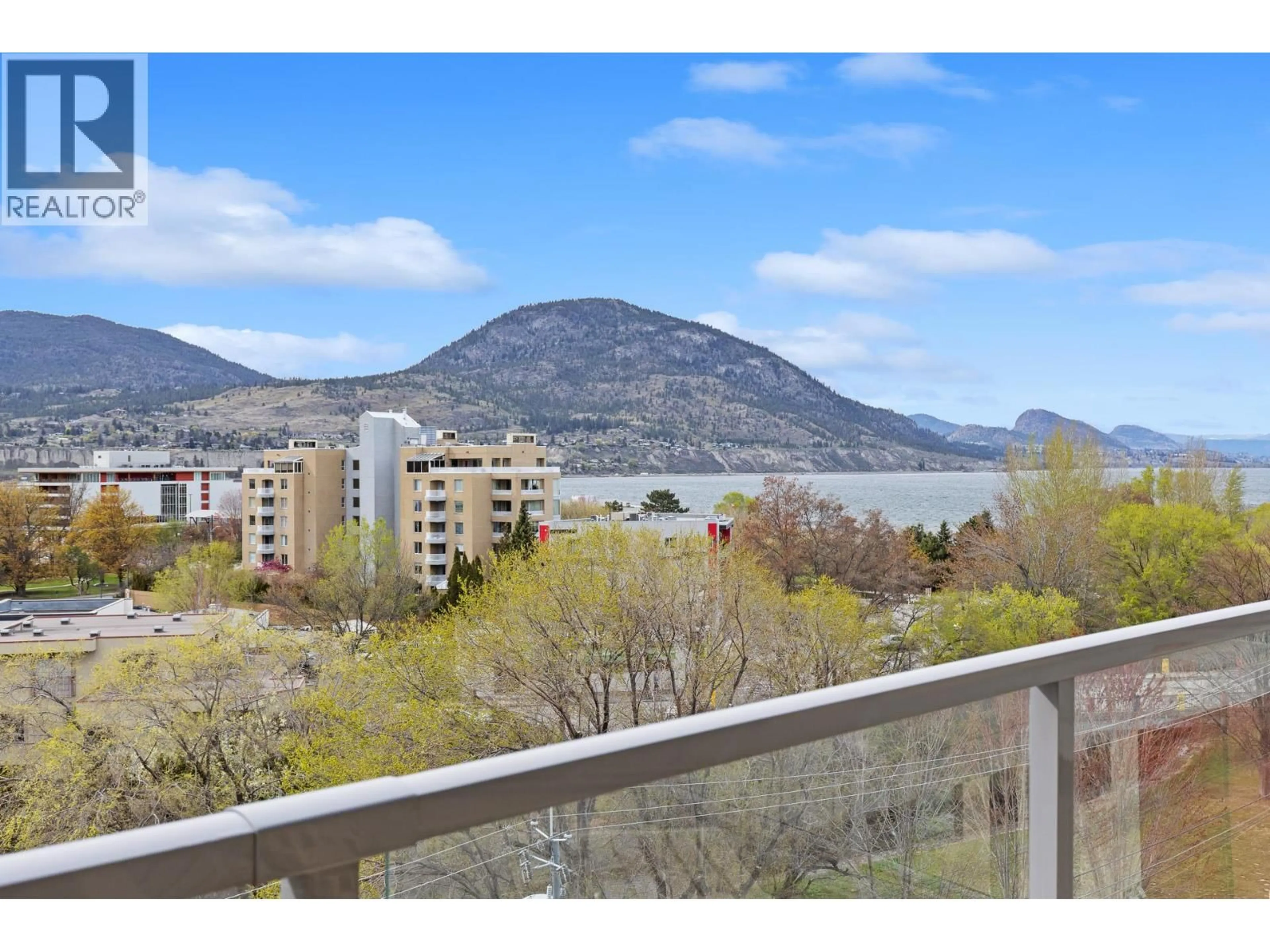 Balcony in the apartment, water/lake/river/ocean view for 602 - 110 ELLIS STREET, Penticton British Columbia V2A4L5