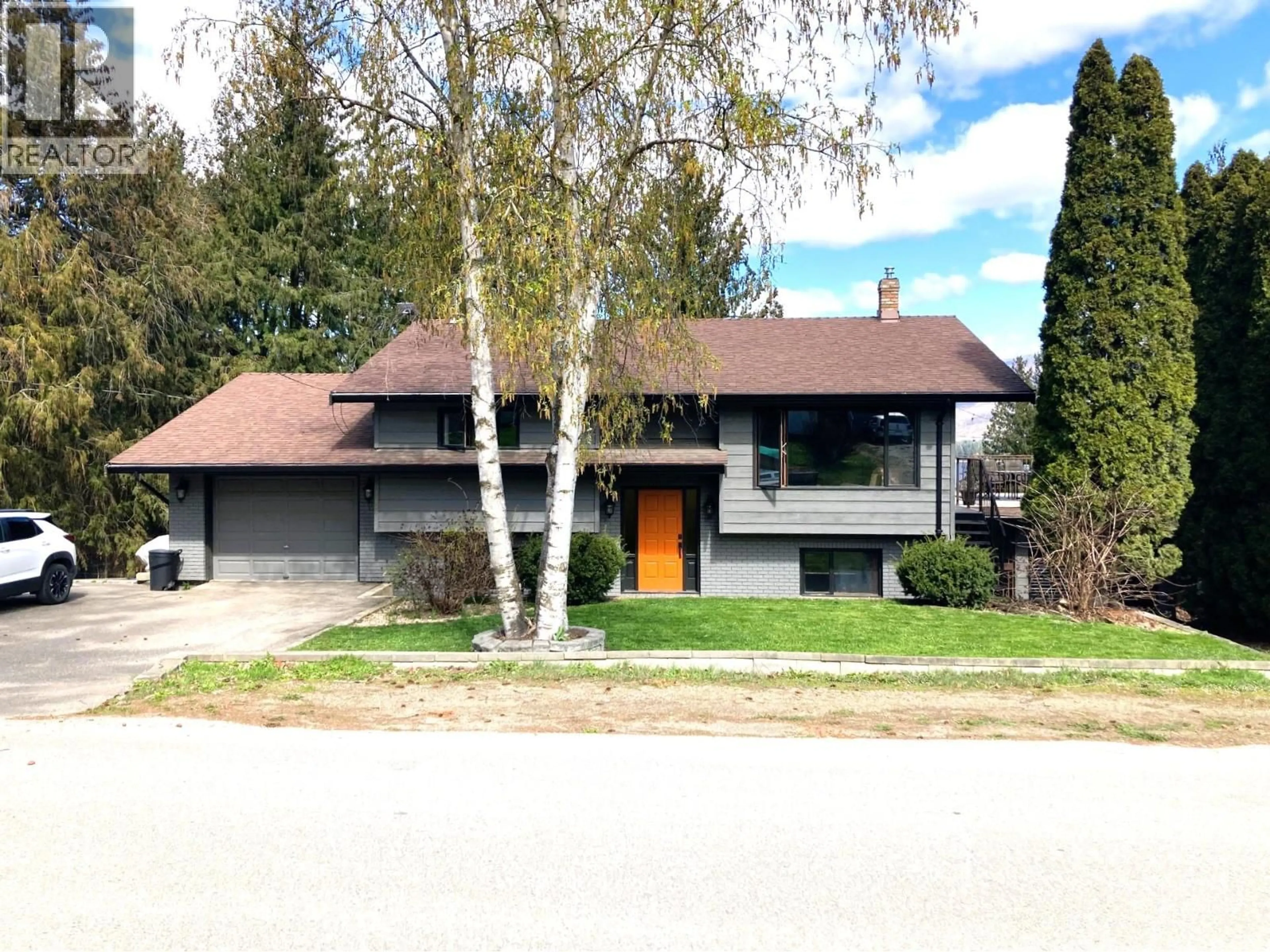 Home with vinyl exterior material, street for 1221 DUNKIRK ROAD, Sorrento British Columbia V0E2W0